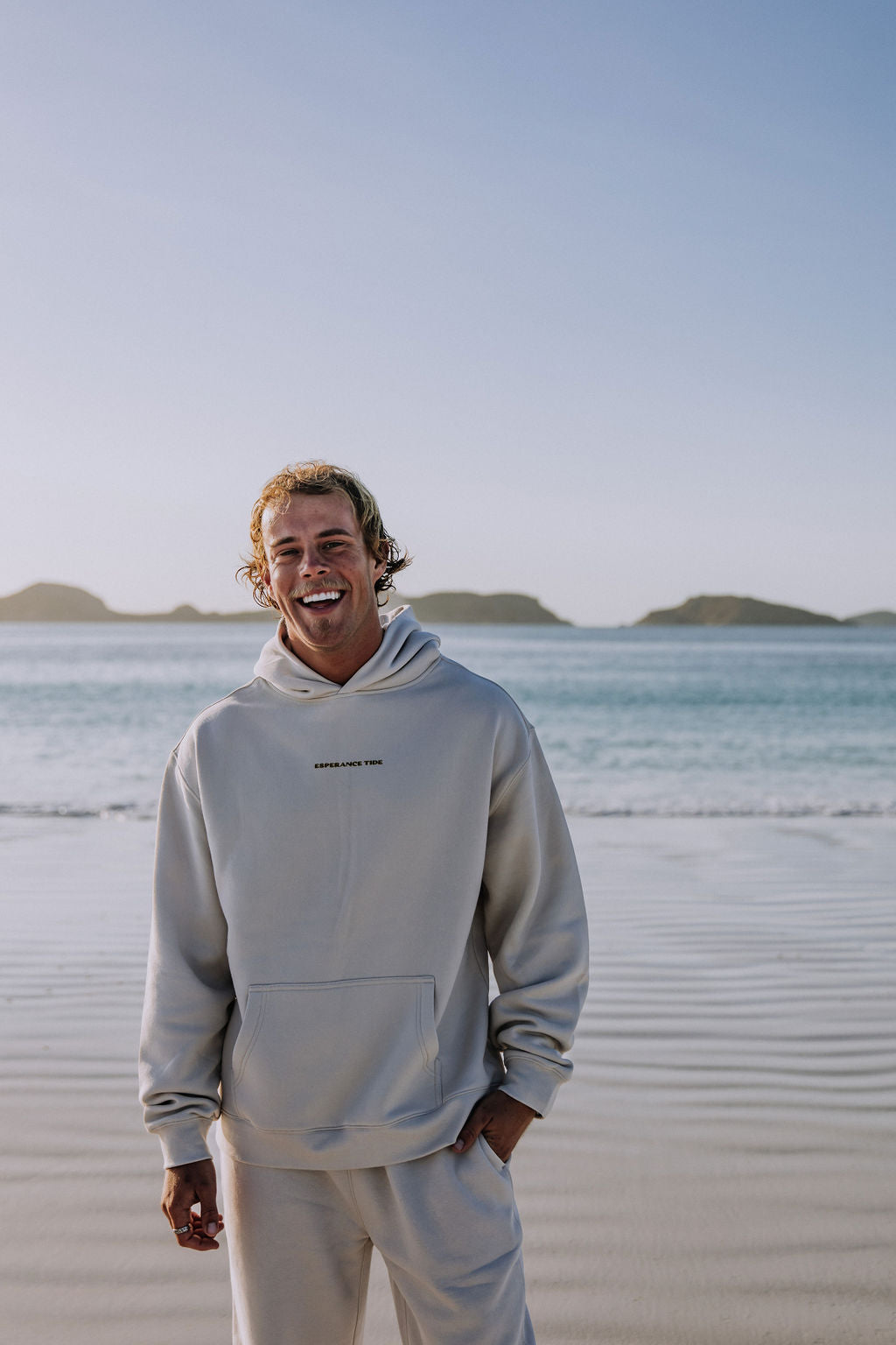 Lucky Bay Hood - Bone