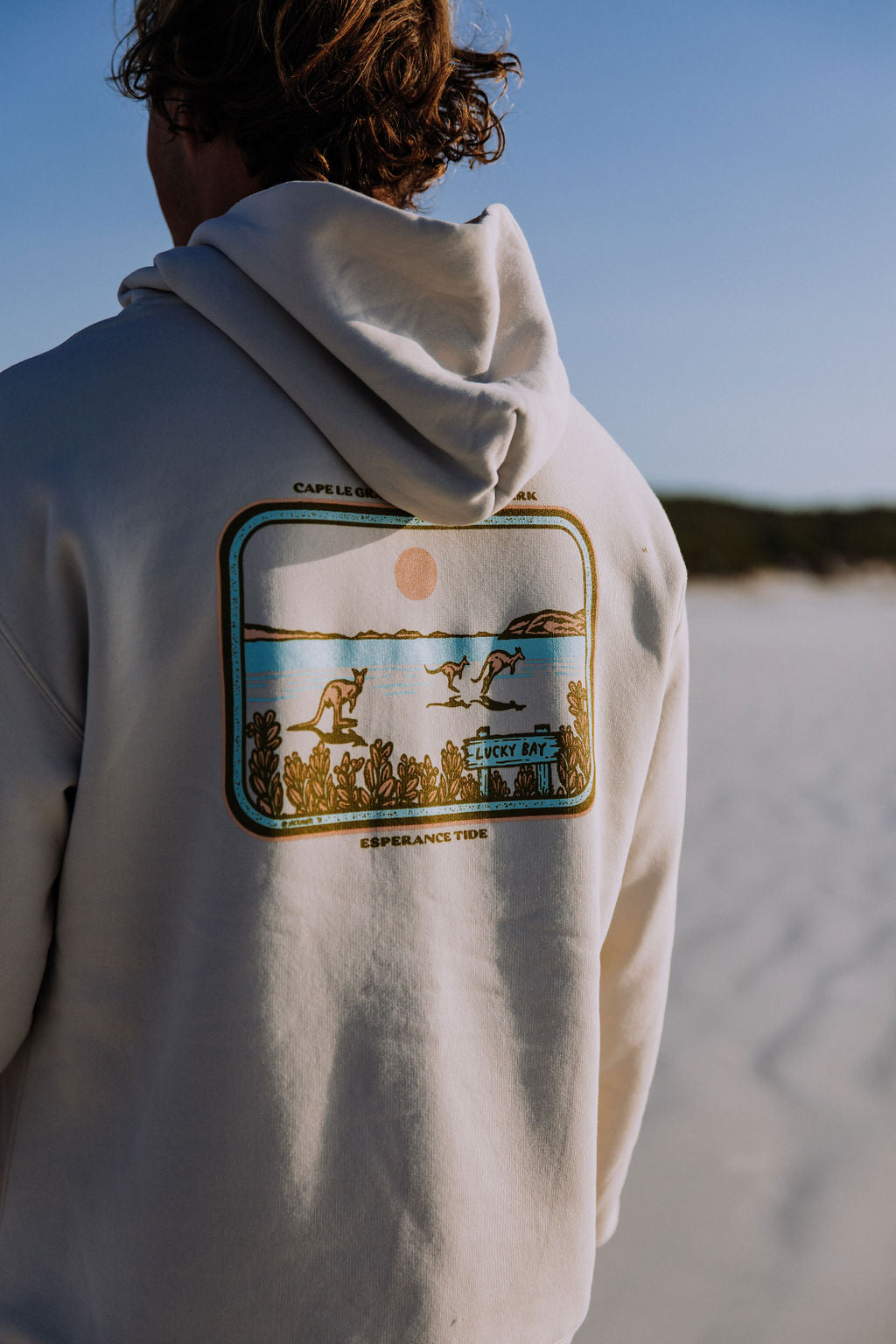Lucky Bay Hood - Bone