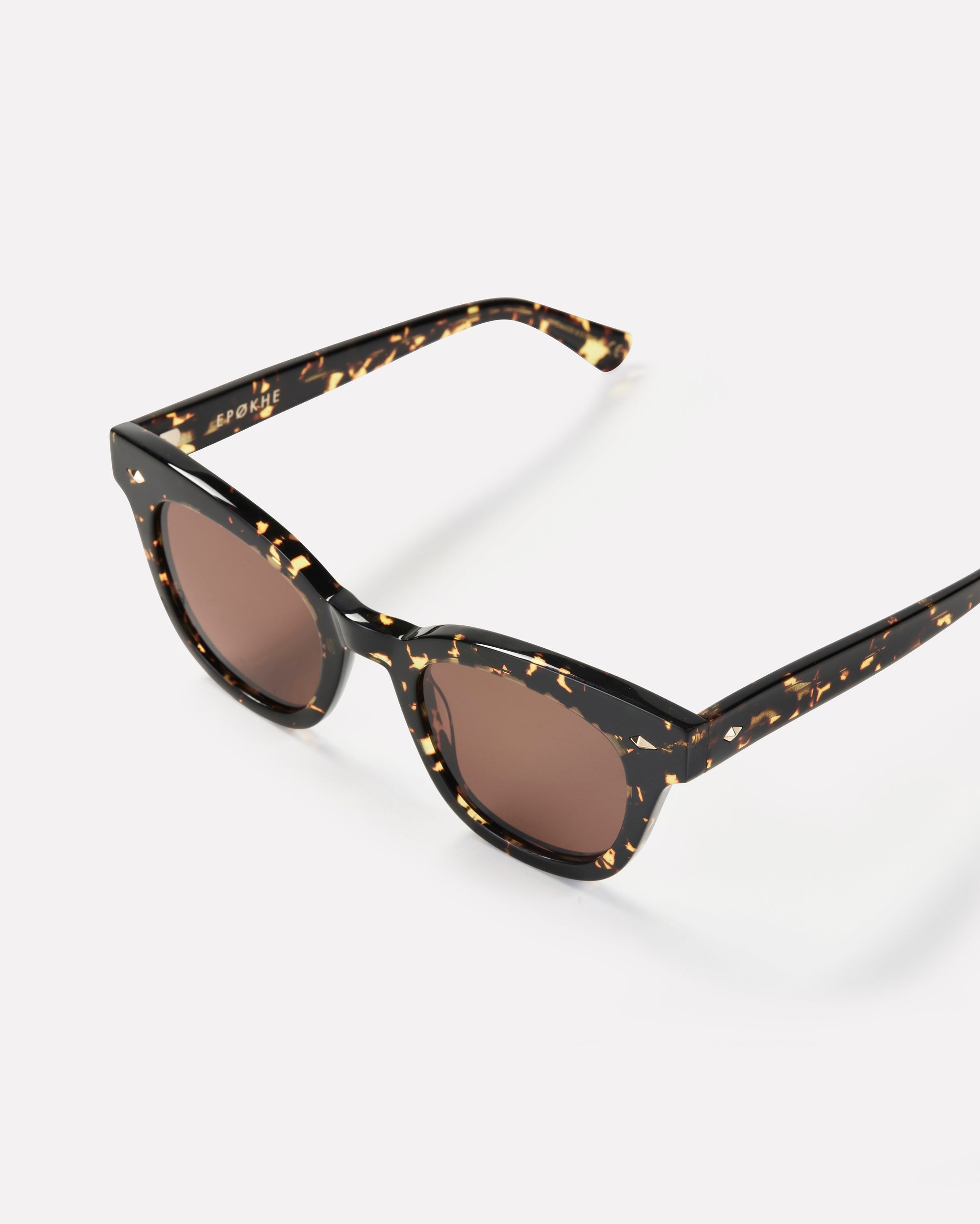 Dylan - Crystal Dark Tortoise Polished / Bronze