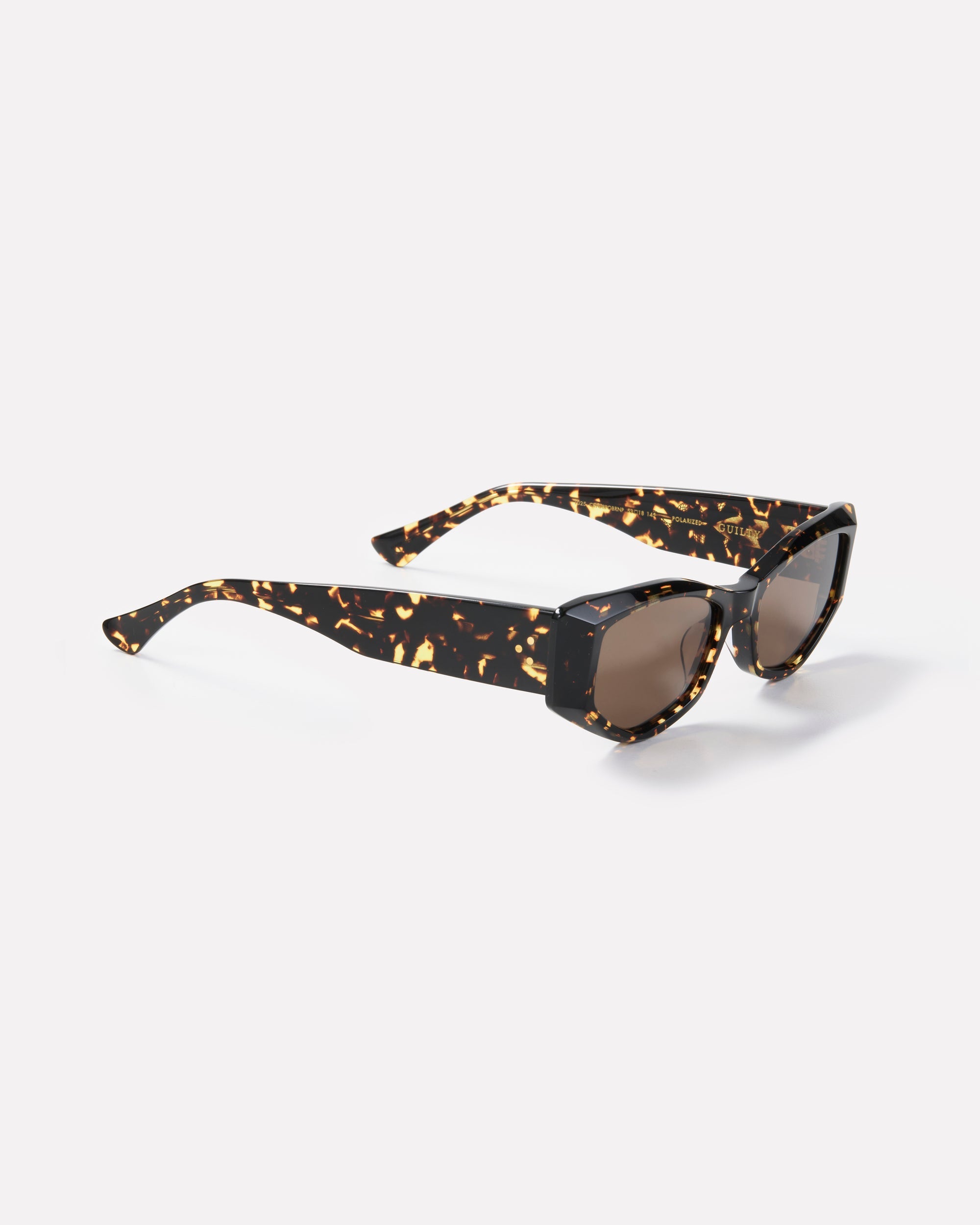 Guilty - Crystal Dark Tortoise Polished / Brown Polarized