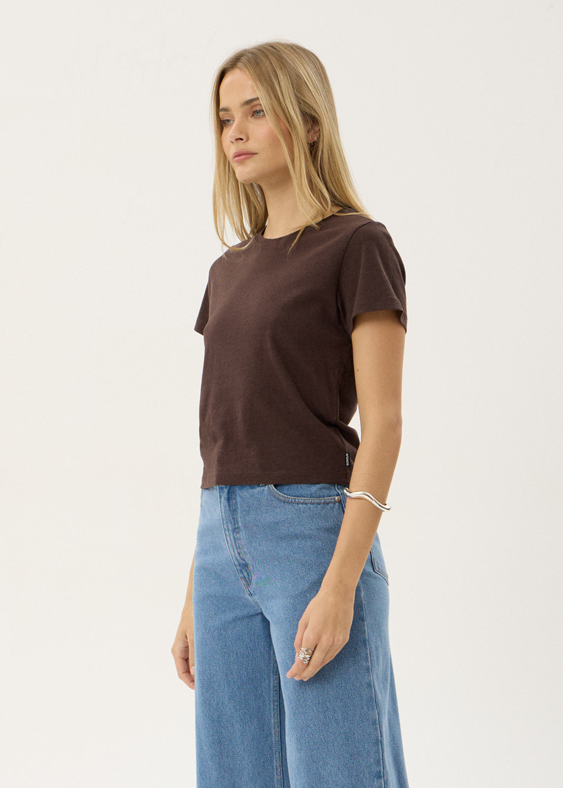 Carmen Baby Tee - Coffee