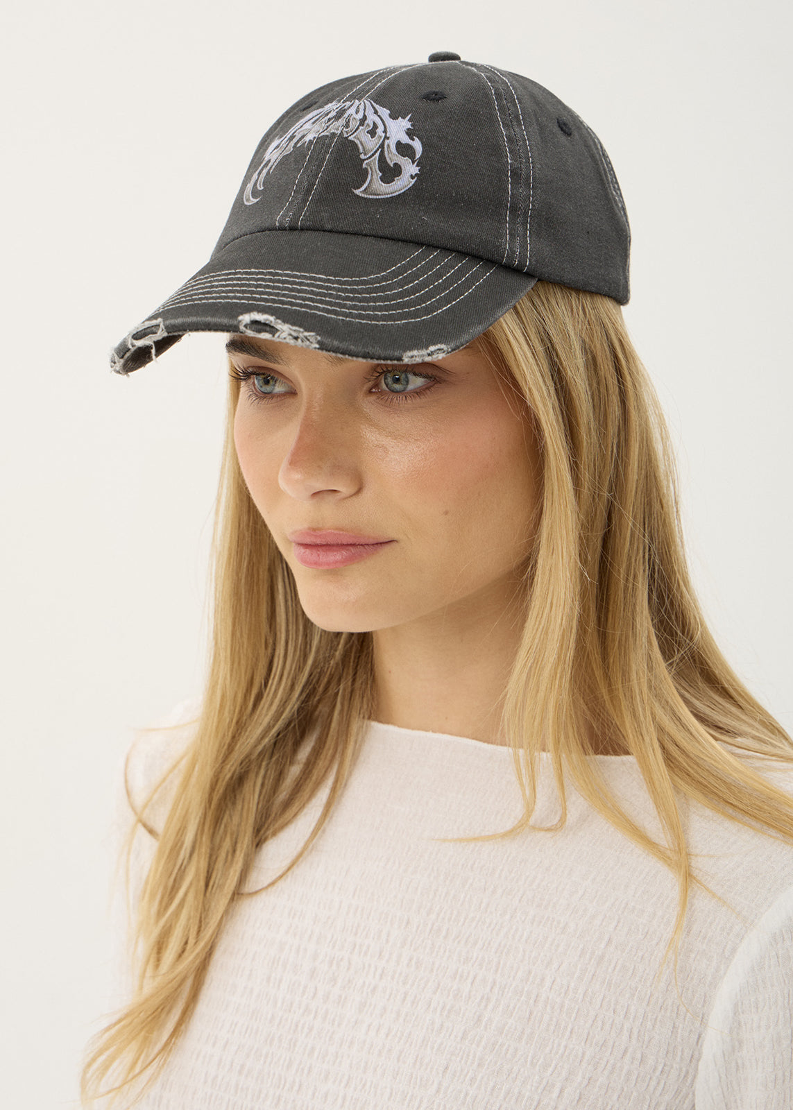 Scorpius Six Panel Cap - Stone Black
