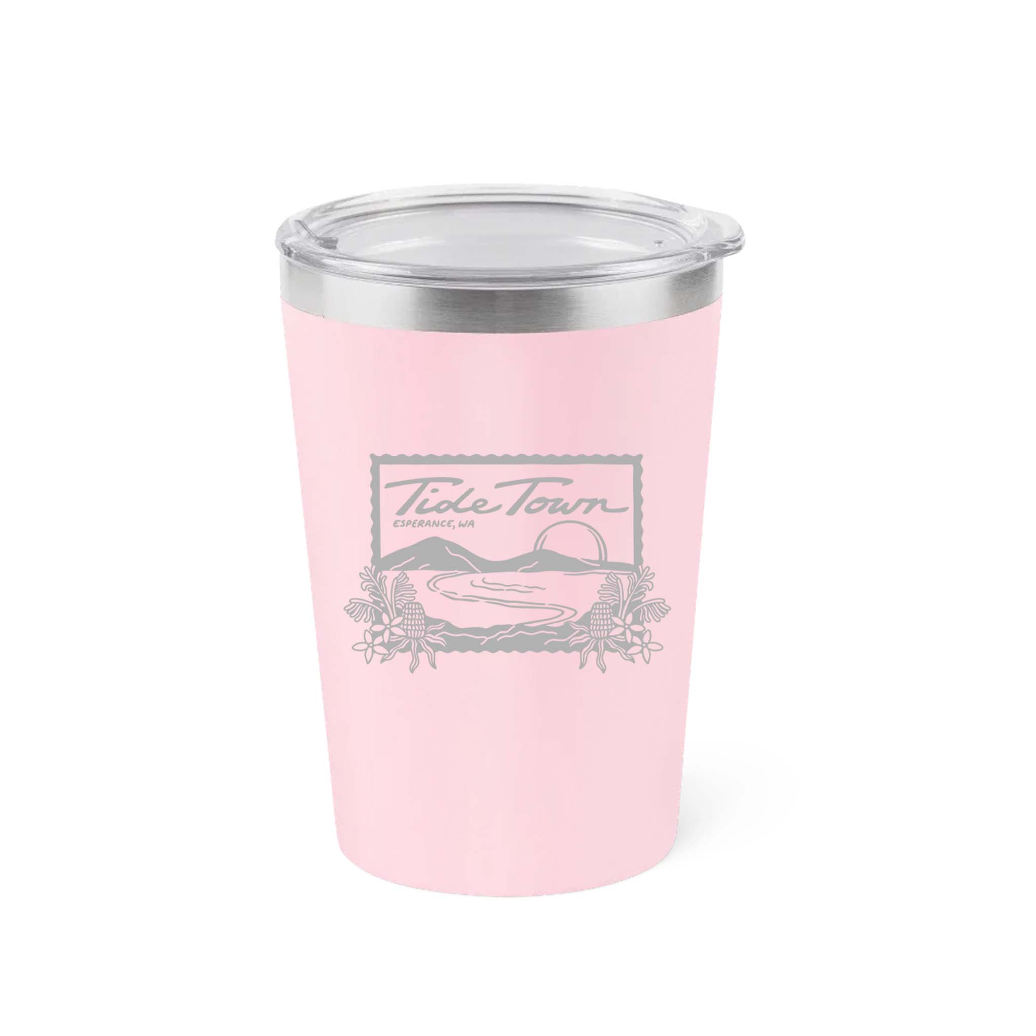 12oz Insulated Coffee Cup - Marshmallow Pink