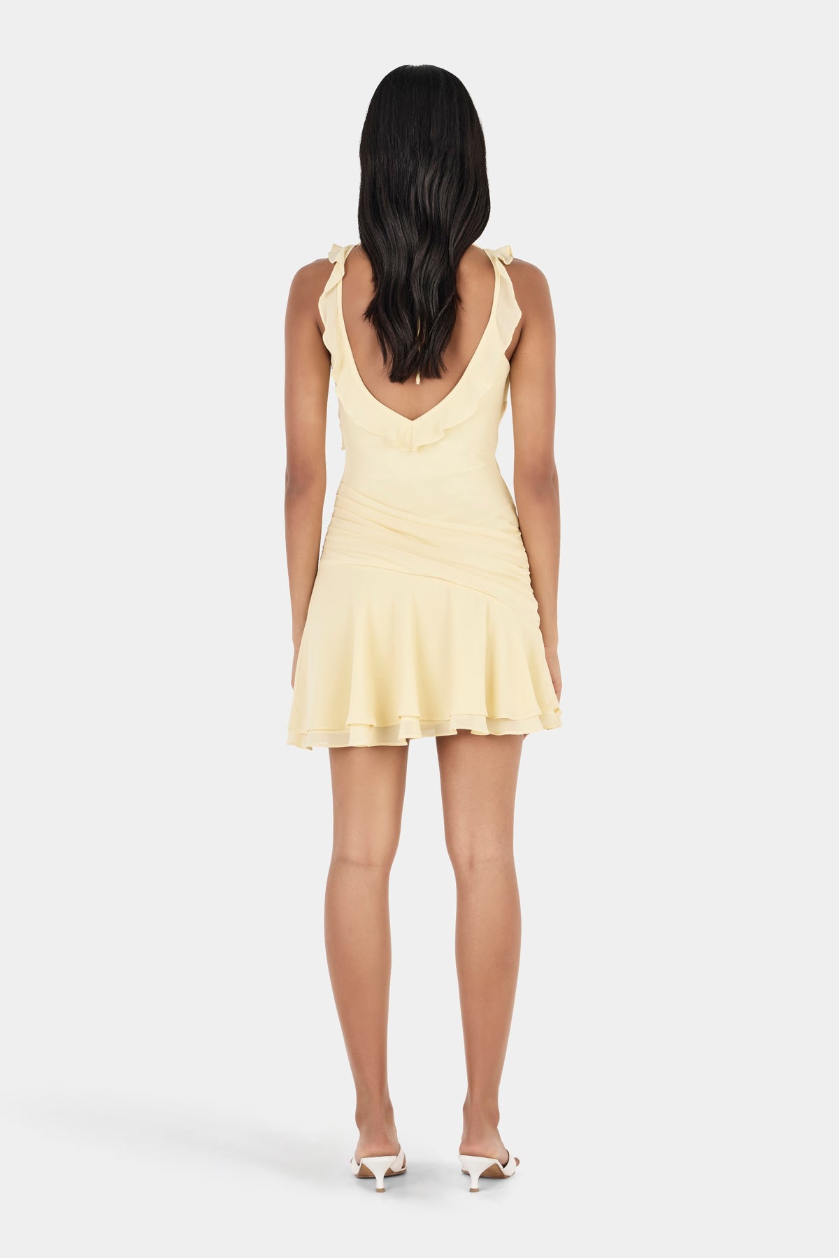 Whitney Mini Dress - Butter Yellow