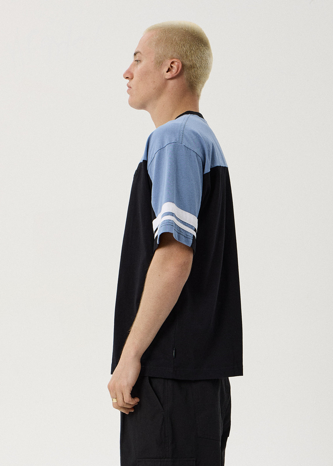 Origin Boxy Vintage Tee - Black / Blue