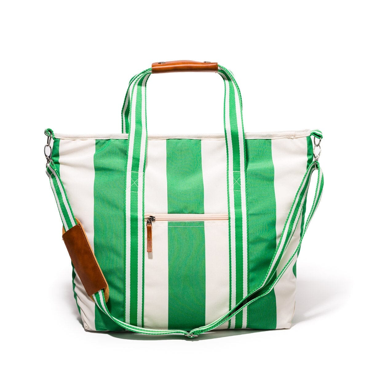 The Cooler Tote Bag - Crew Canyon Green Stripe