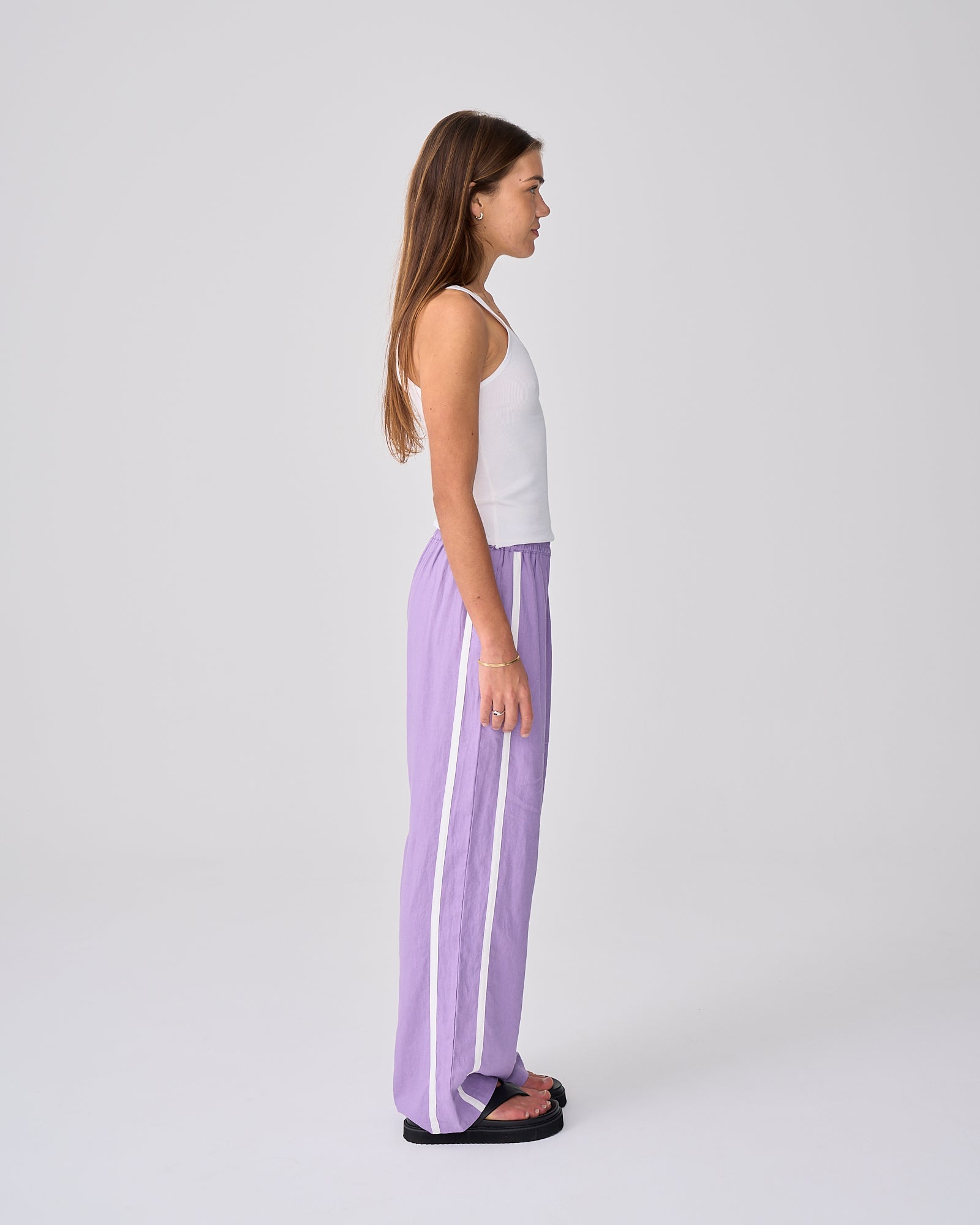 Racer Pant - Lilac