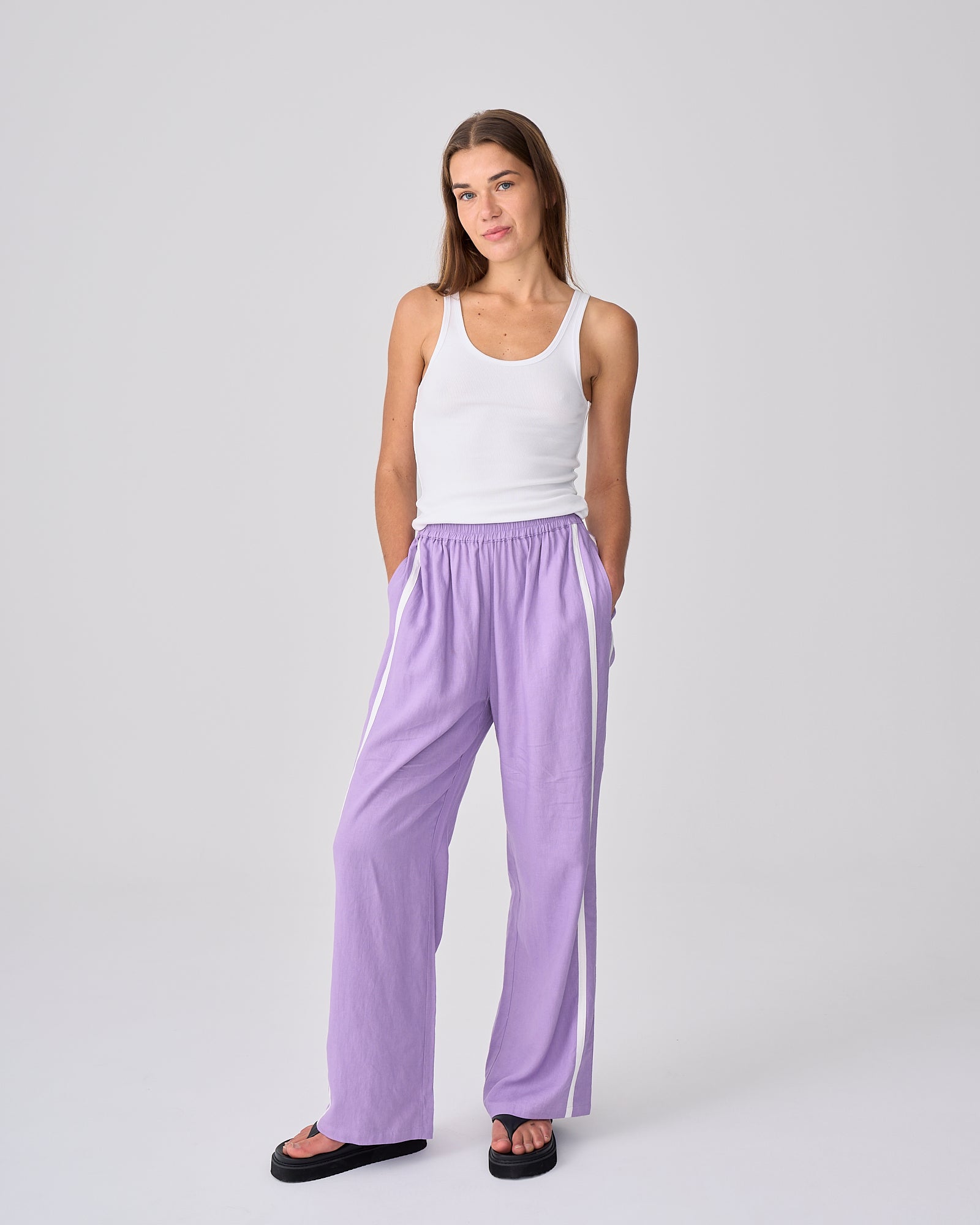 Racer Pant - Lilac