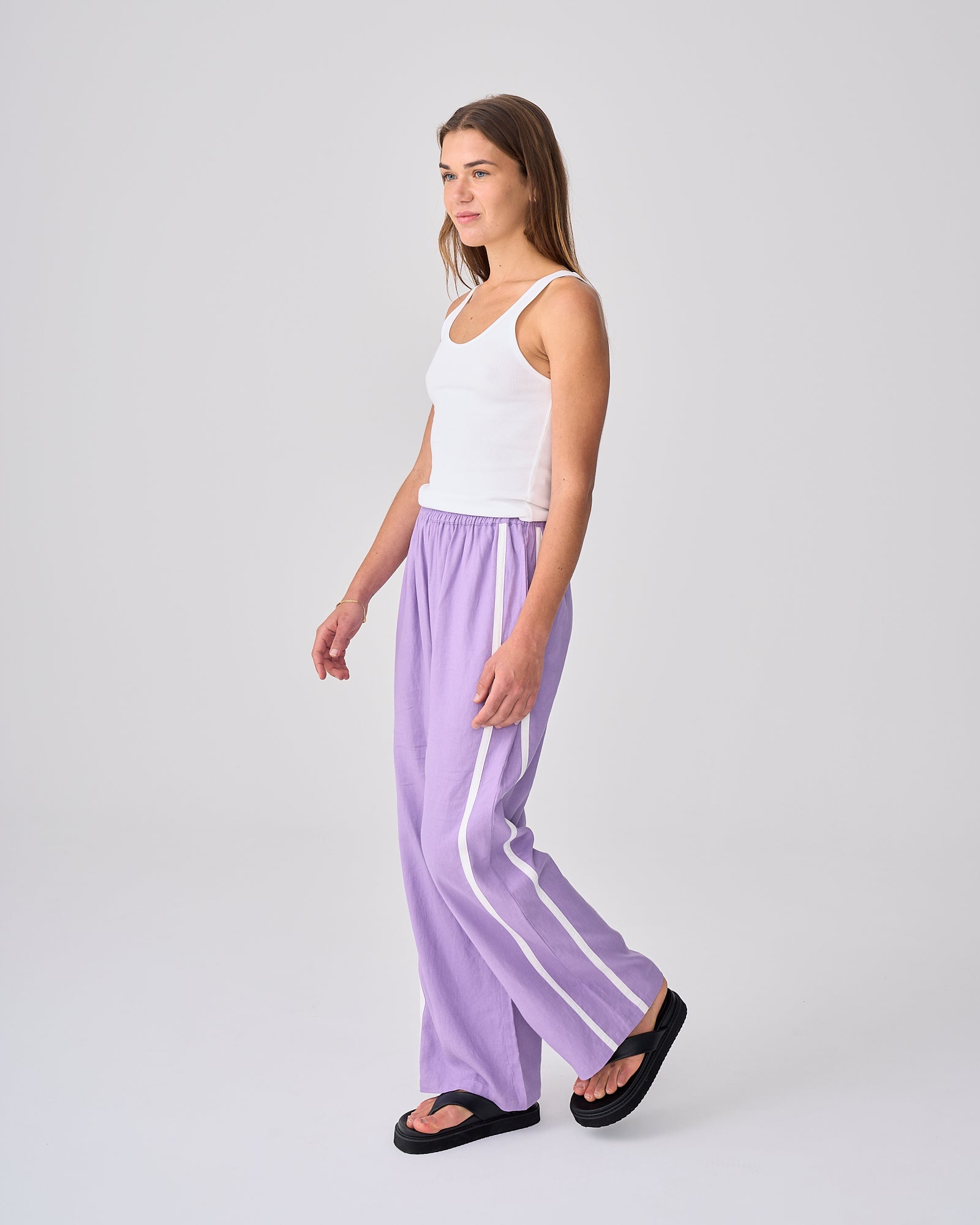 Racer Pant - Lilac