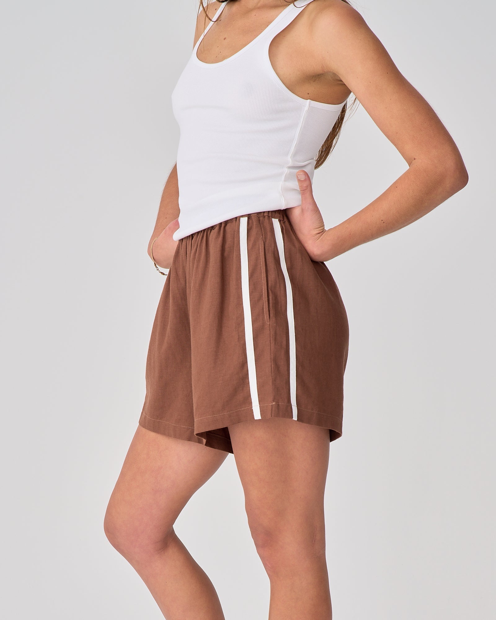 Racer Short - Chocolate
