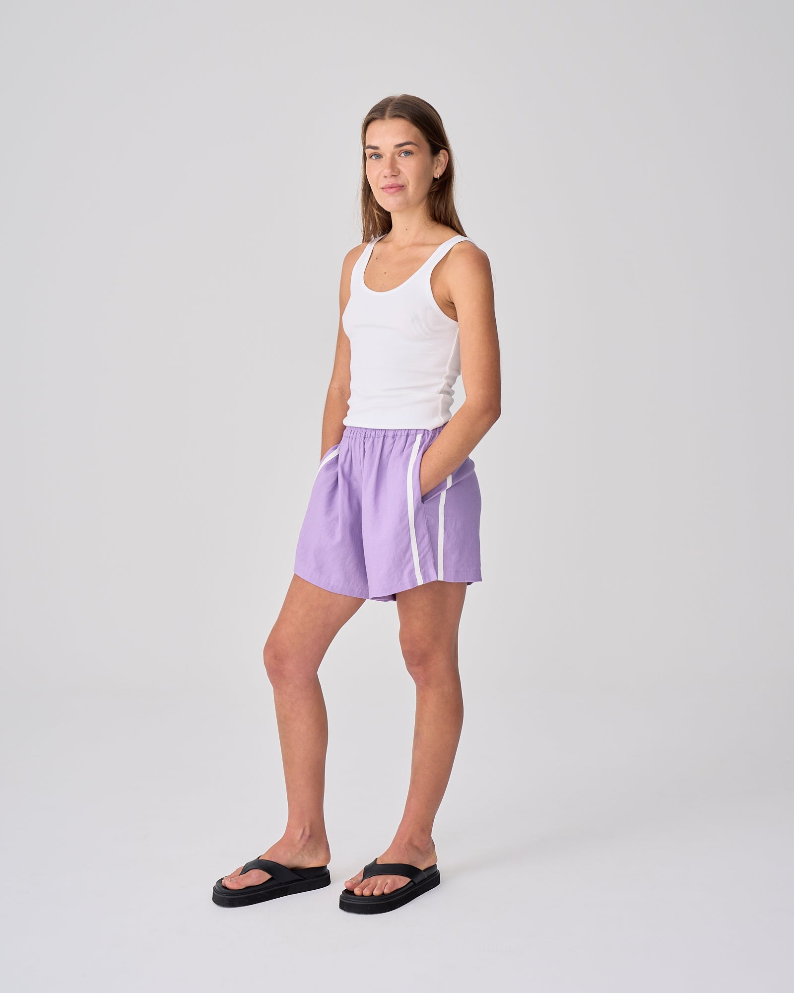 Racer Short - Lilac