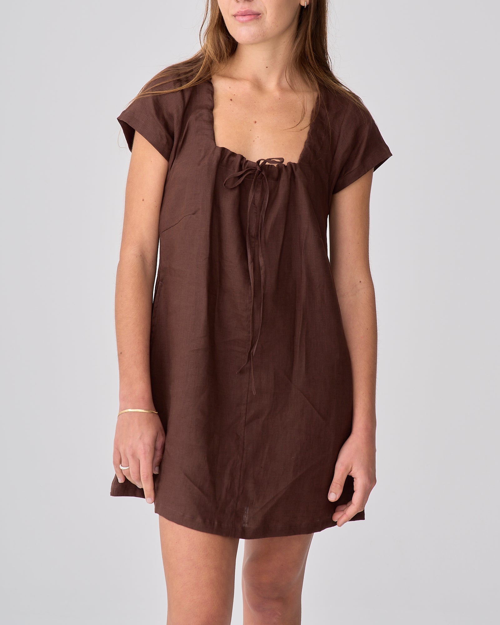 Cove Mini Dress - Cacao