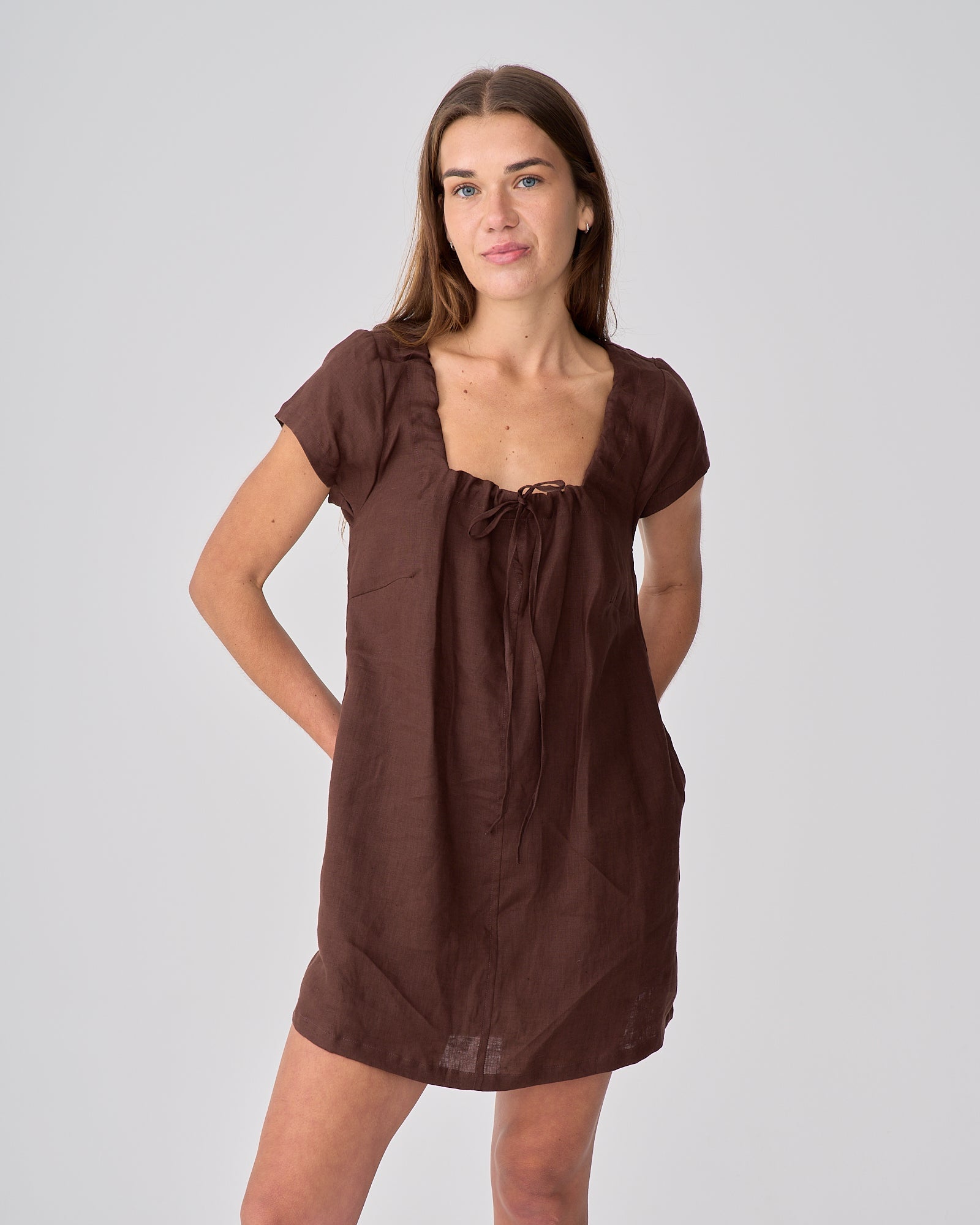 Cove Mini Dress - Cacao