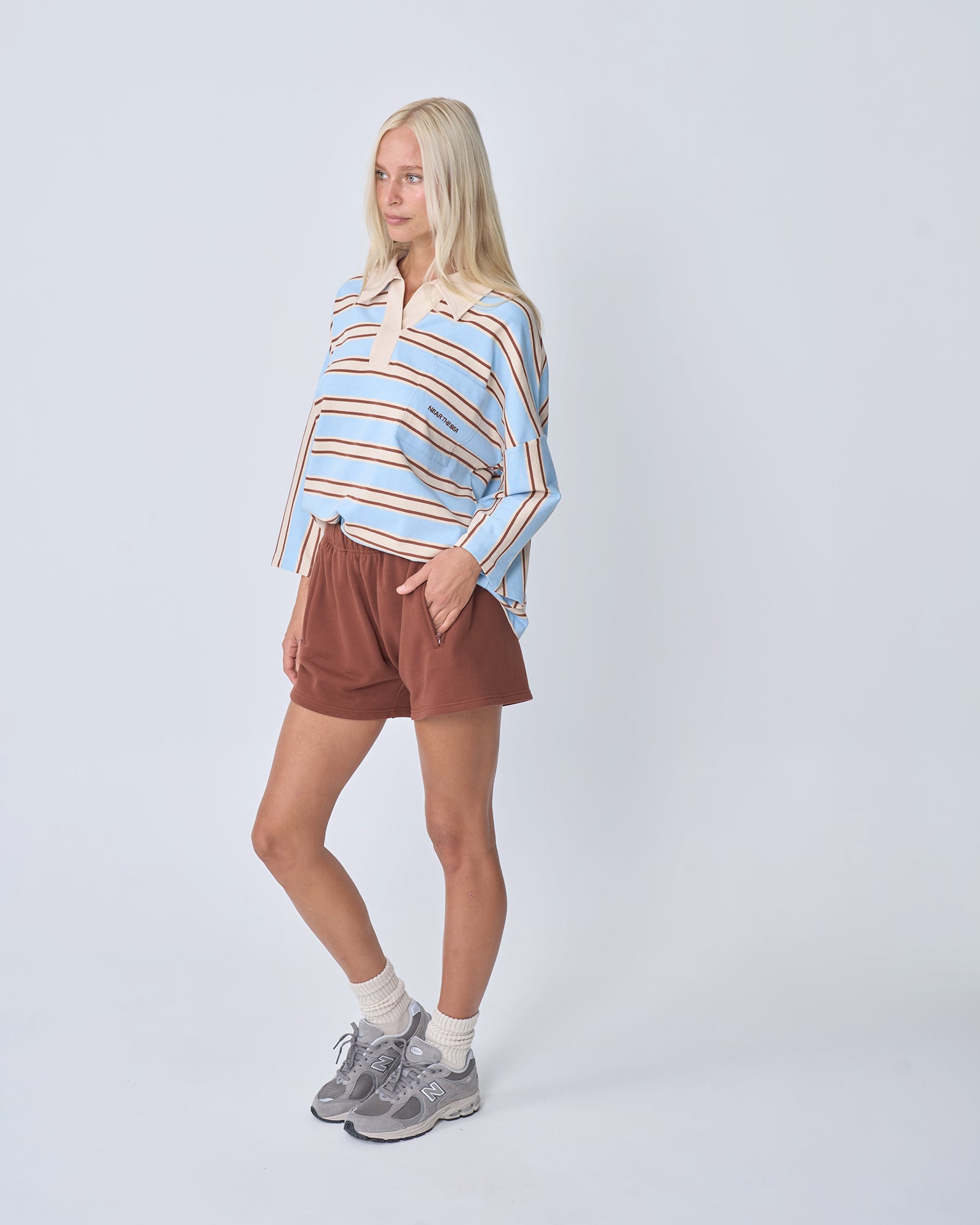 Oversized Polo - Ocean