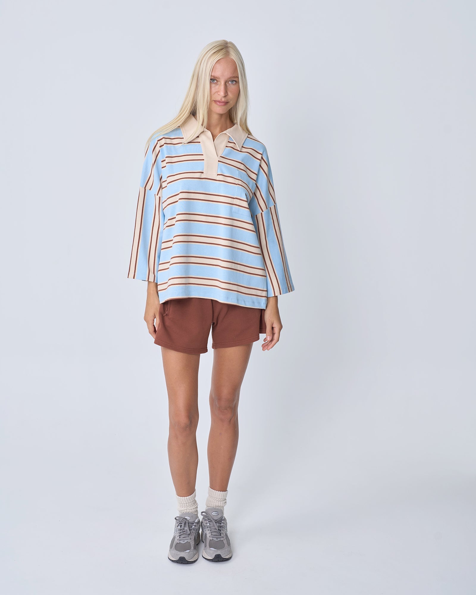 Oversized Polo - Ocean