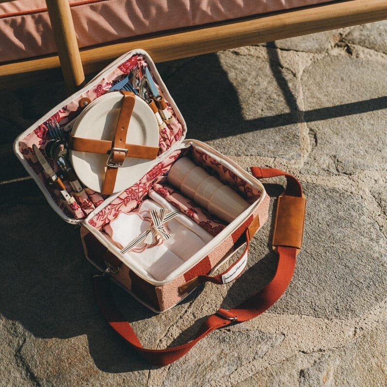 Picnic Set - Terry Terracotta Stripe
