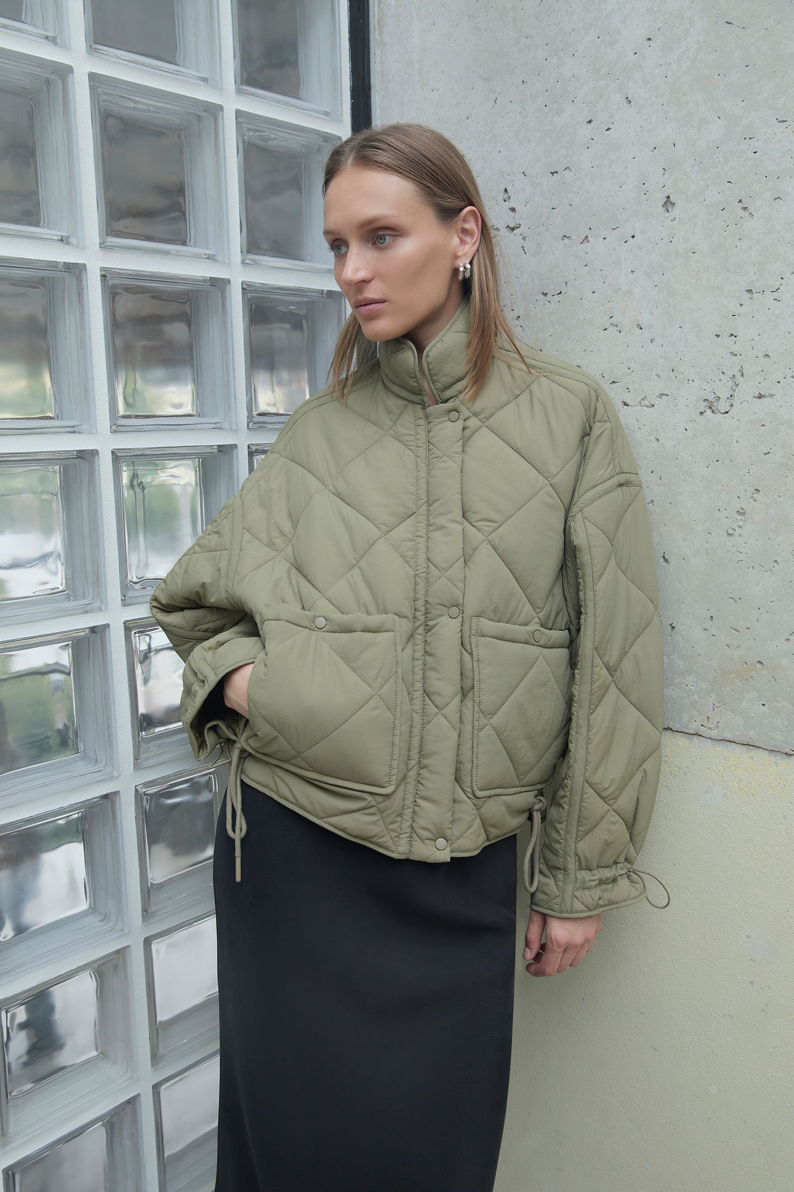 Sloane Puffer Jacket - Sage