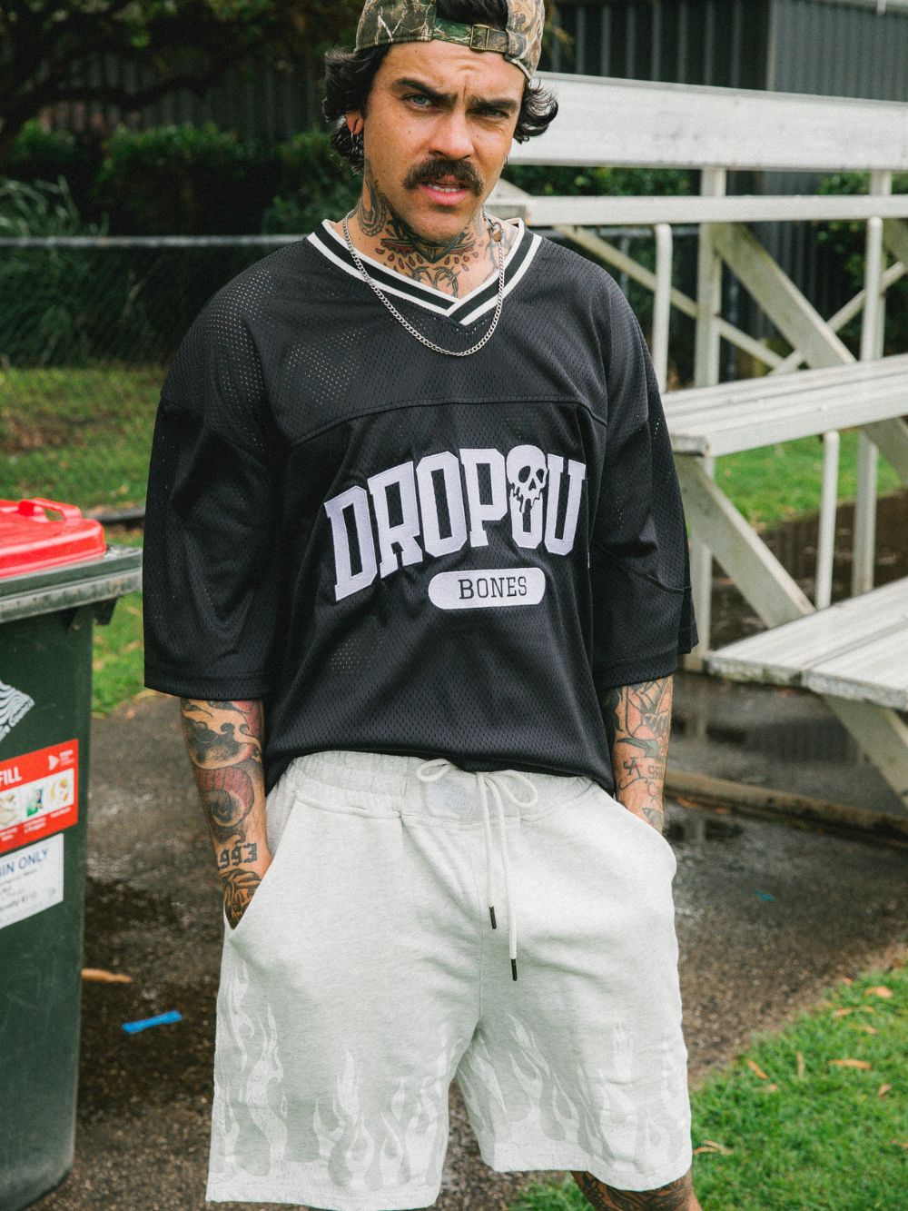 Burner Jersey Shorts - Snow Marle