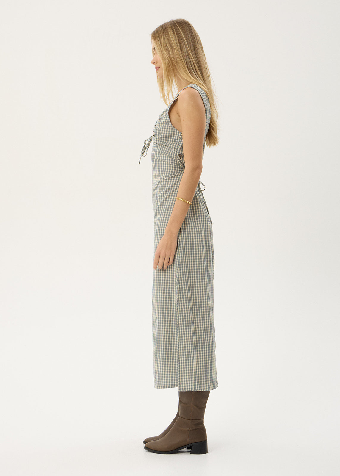 Izzy Maxi Dress - Vice Alpine Check