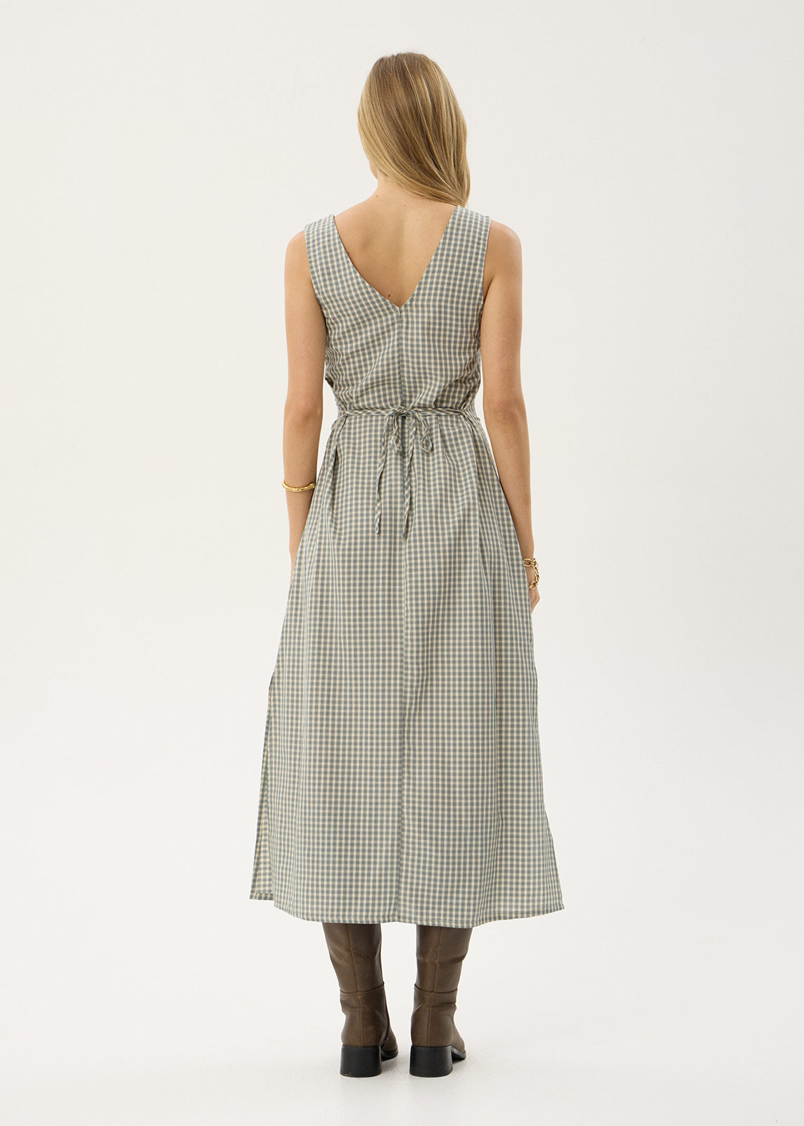 Izzy Maxi Dress - Vice Alpine Check