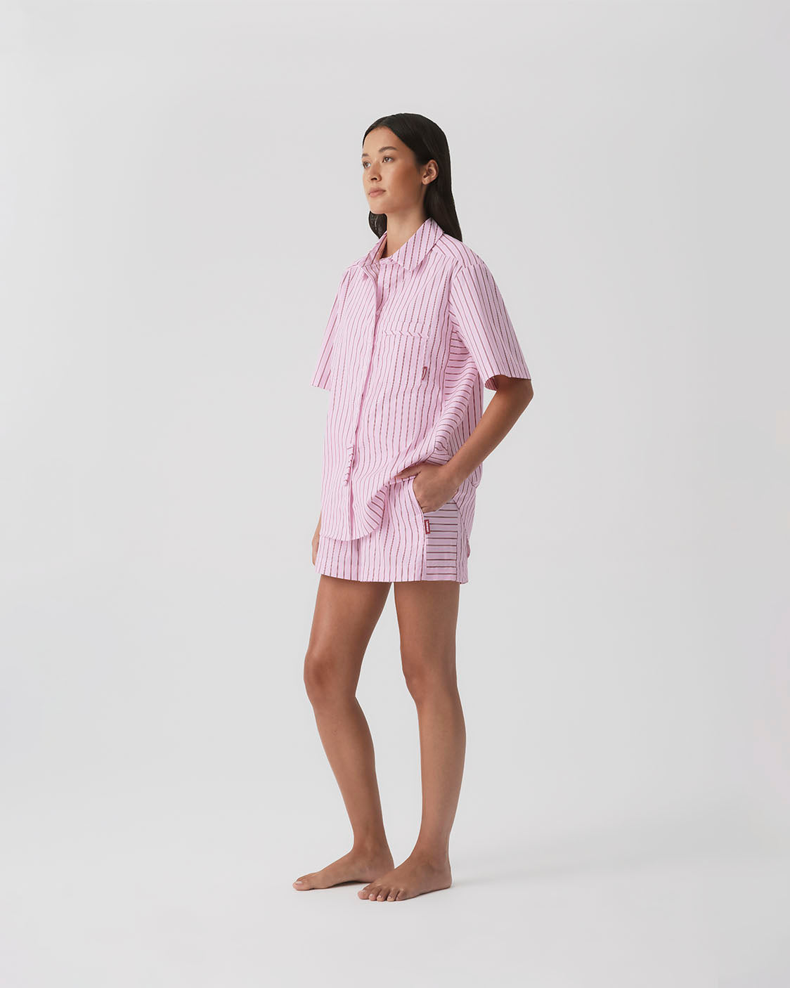 Short Sleeve Sleep Shirt - Poppy