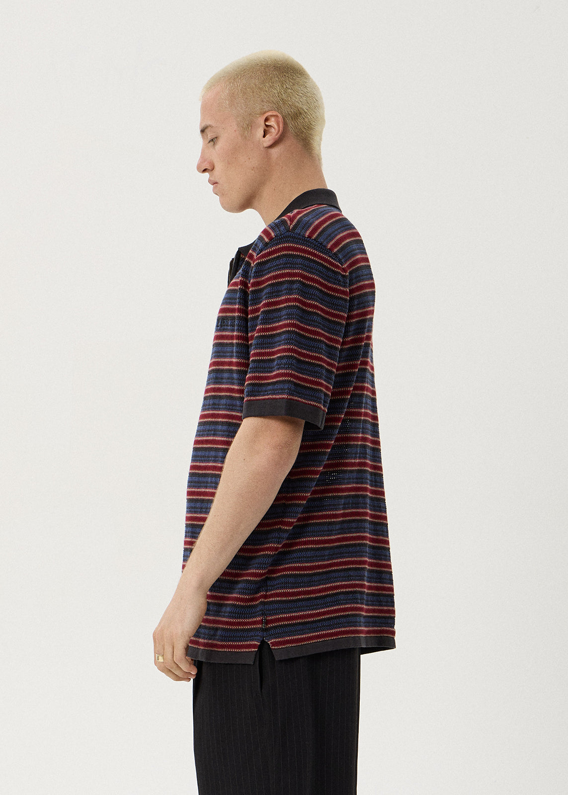 Club Knit Polo Shirt - Club Stripe