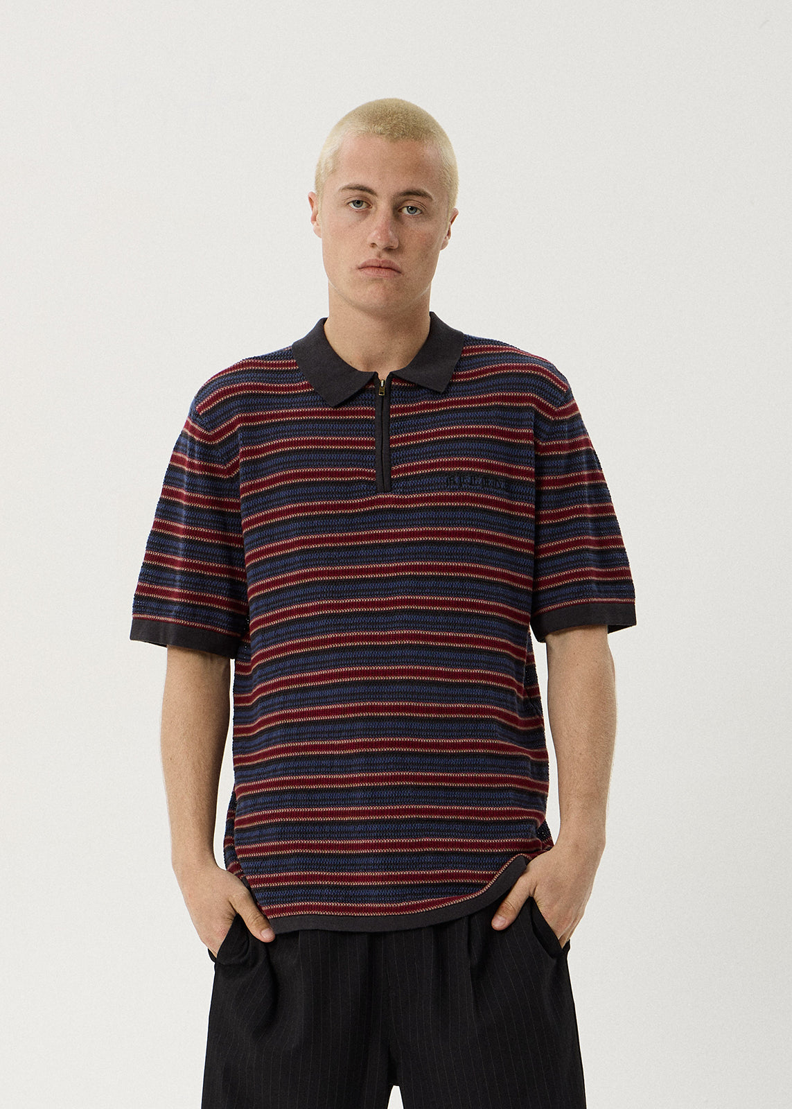 Club Knit Polo Shirt - Club Stripe