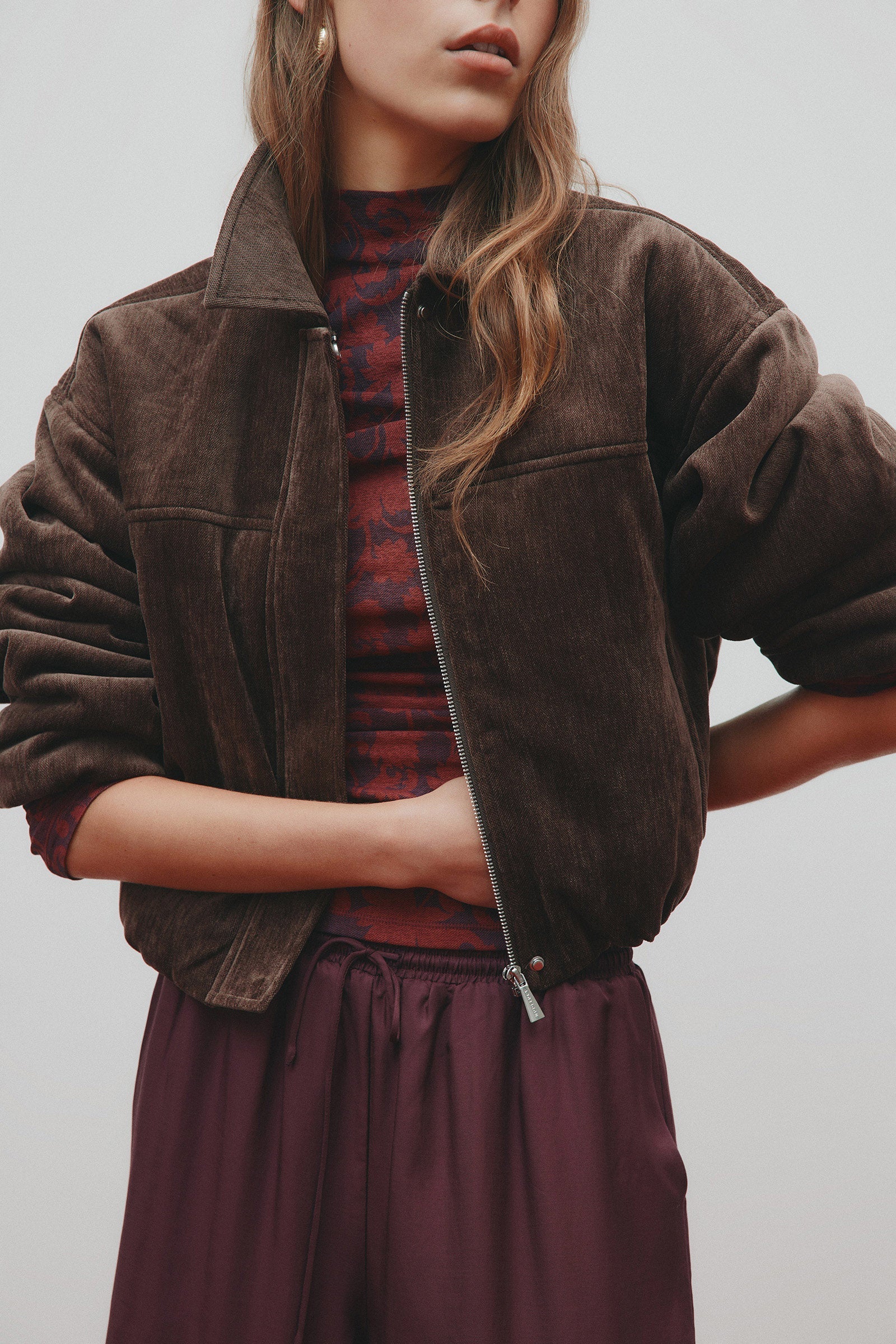 Sabina Bomber - Espresso
