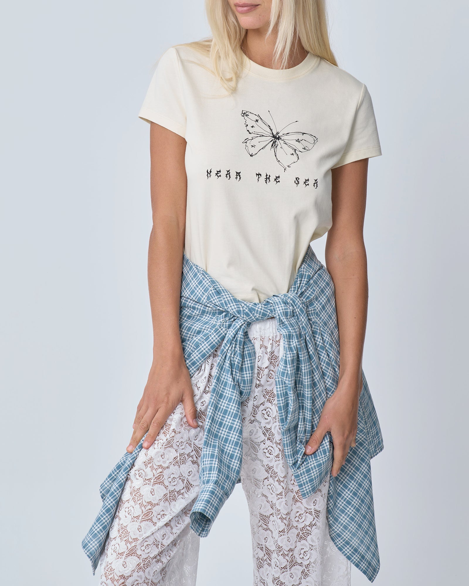Oversized Shirt - Blue Plaid