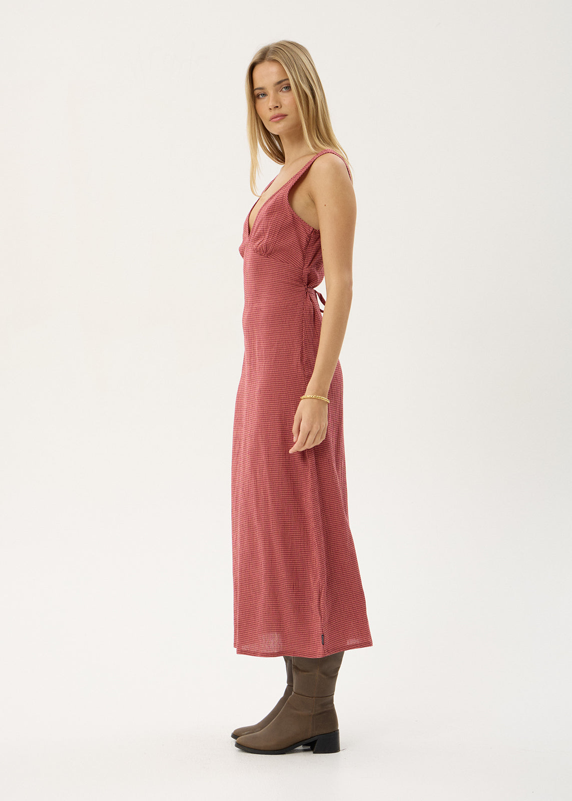 Tully Seersucker Maxi Dress - Indy Rose Check