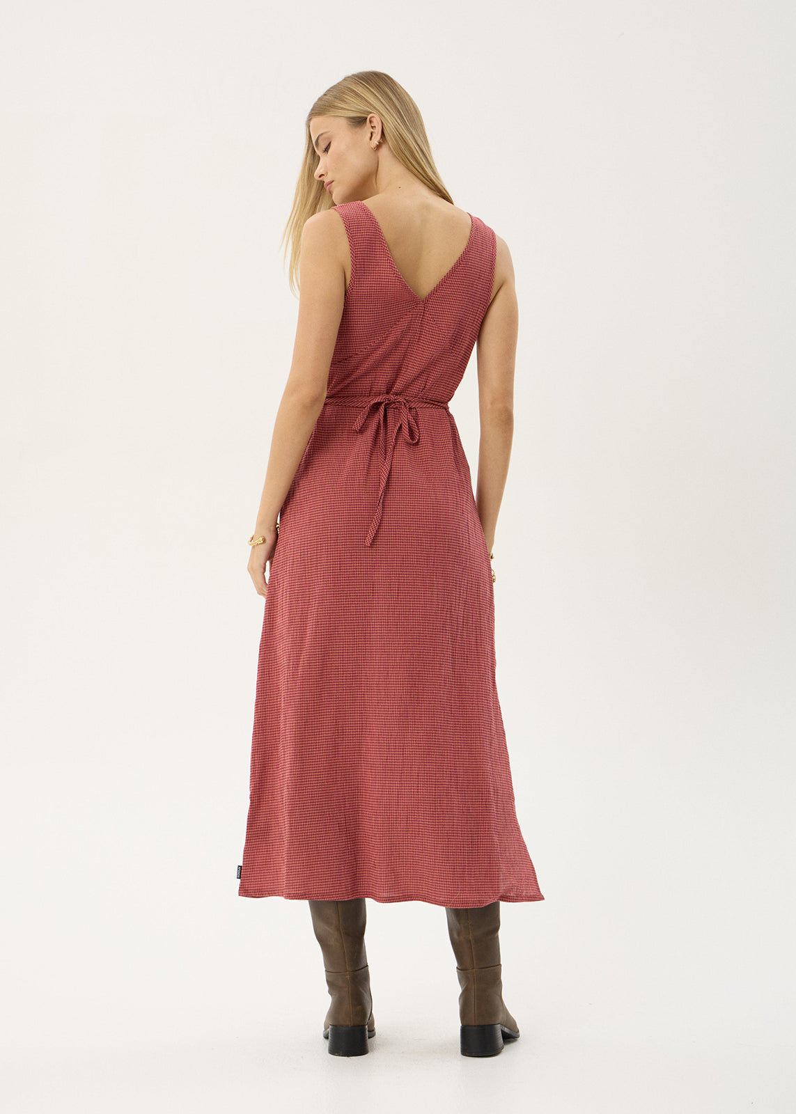 Tully Seersucker Maxi Dress - Indy Rose Check