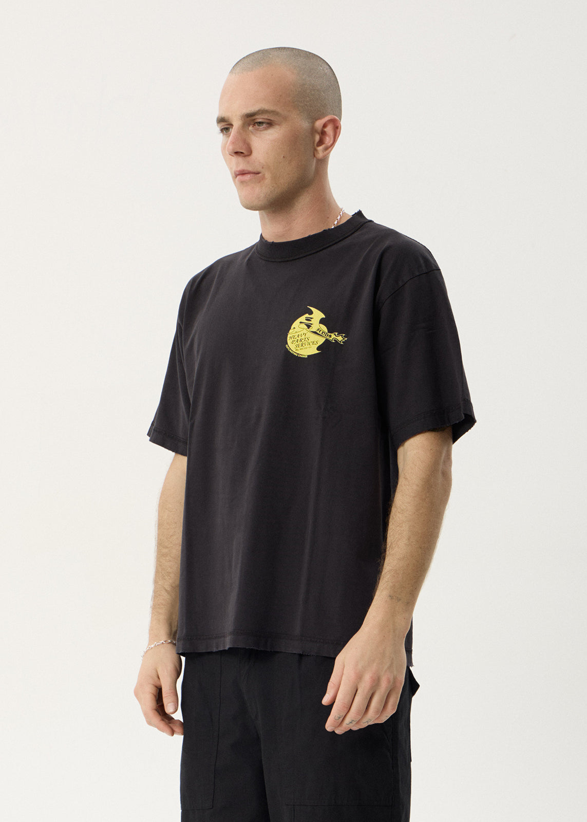 Heavy Parts Heavyweight Tee - Stone Black