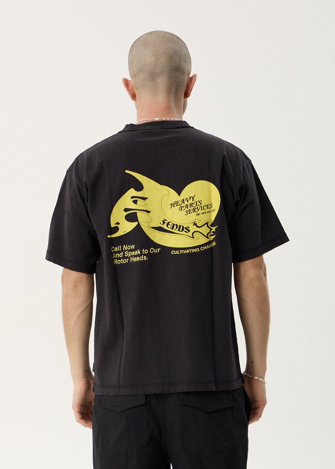 Heavy Parts Heavyweight Tee - Stone Black