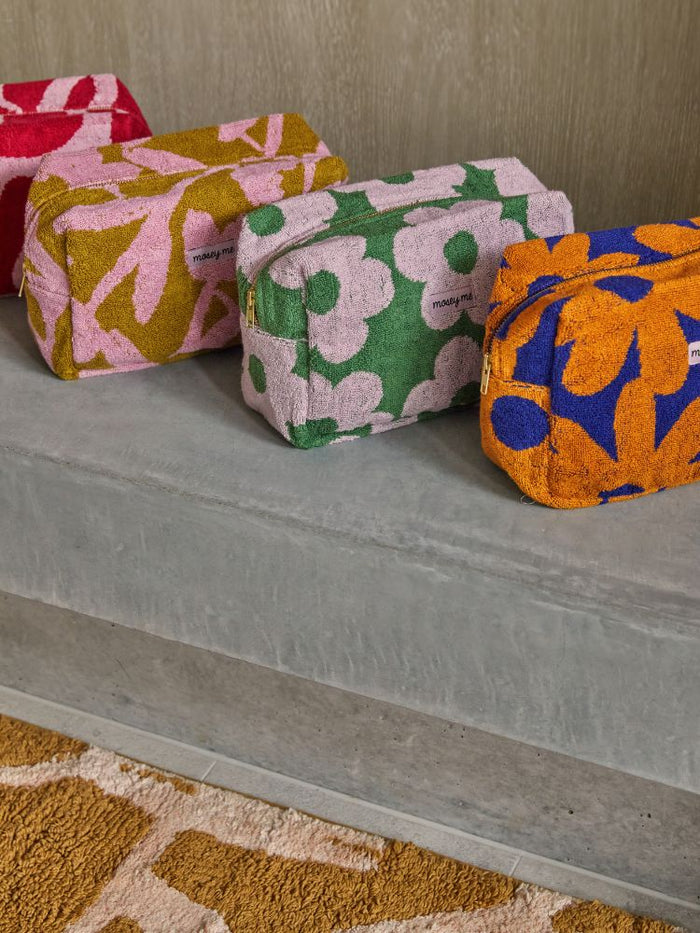 Flowerbed Terry Toiletry Bag
