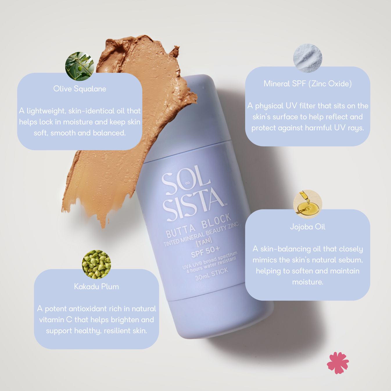 BUTTA BLOCK™ Tinted Mineral SPF 50+