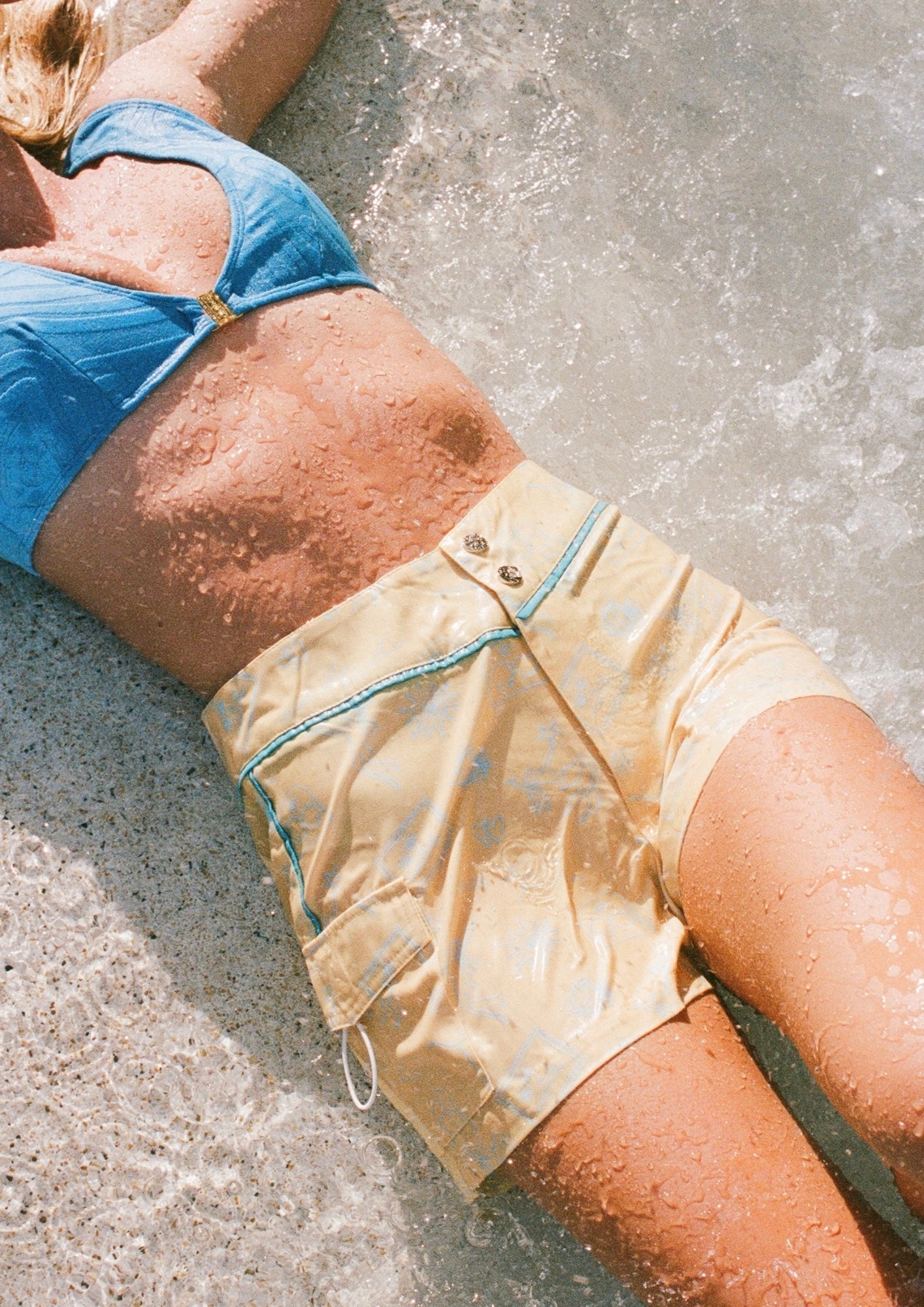 Snap Front Boardshort - Butter Nordie Print