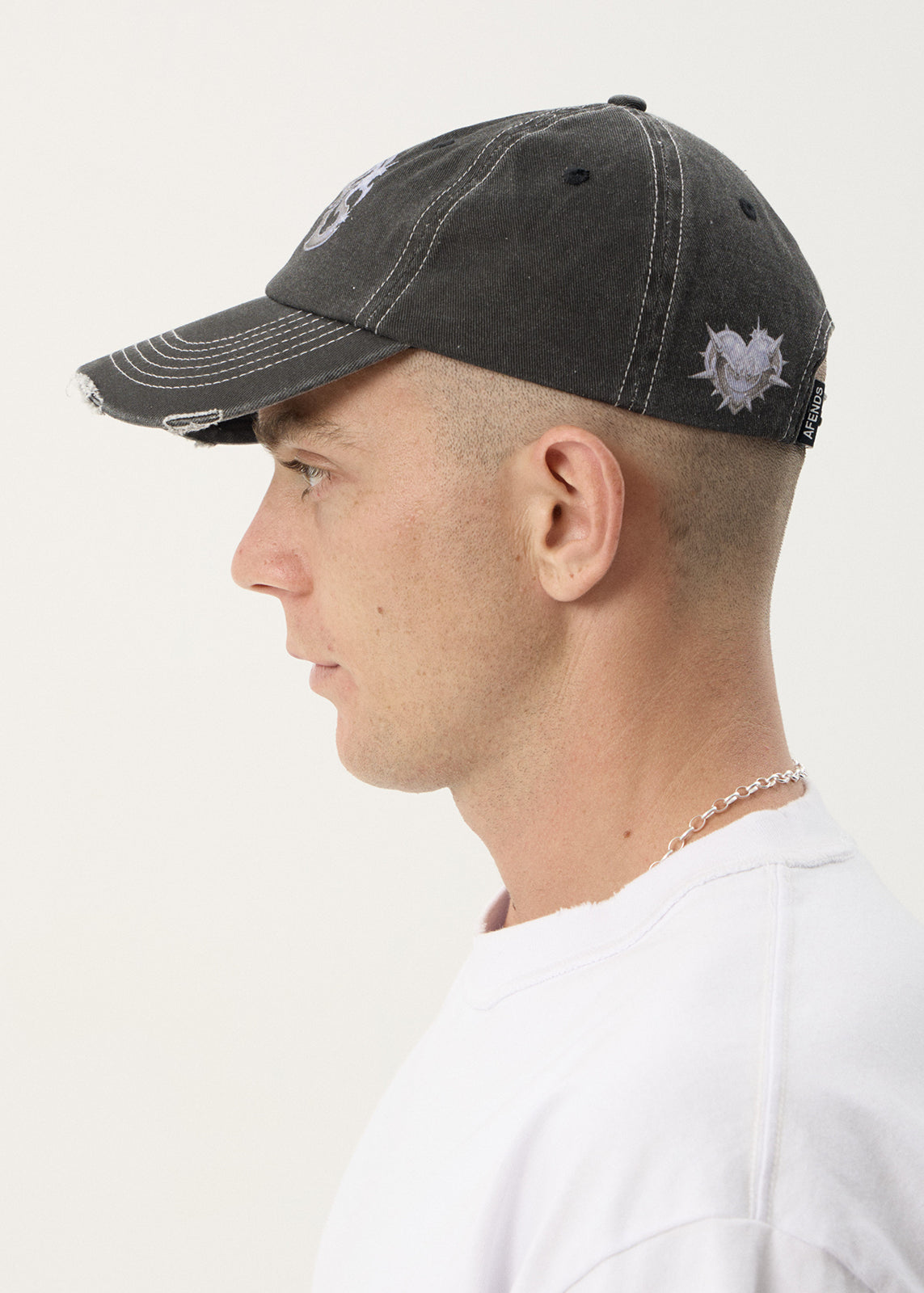 Scorpius Six Panel Cap - Stone Black