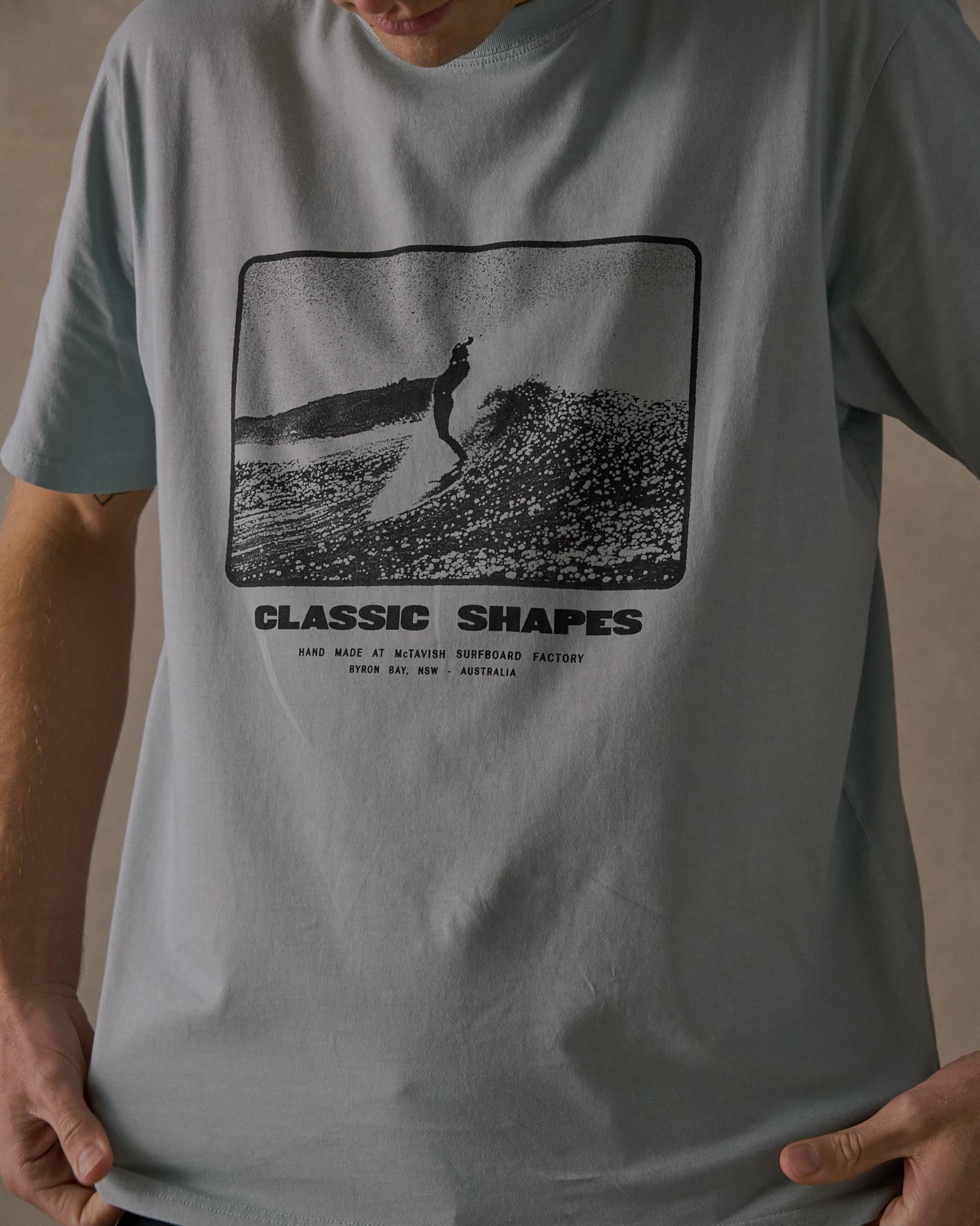 Classic Shapes Tee - Light Blue