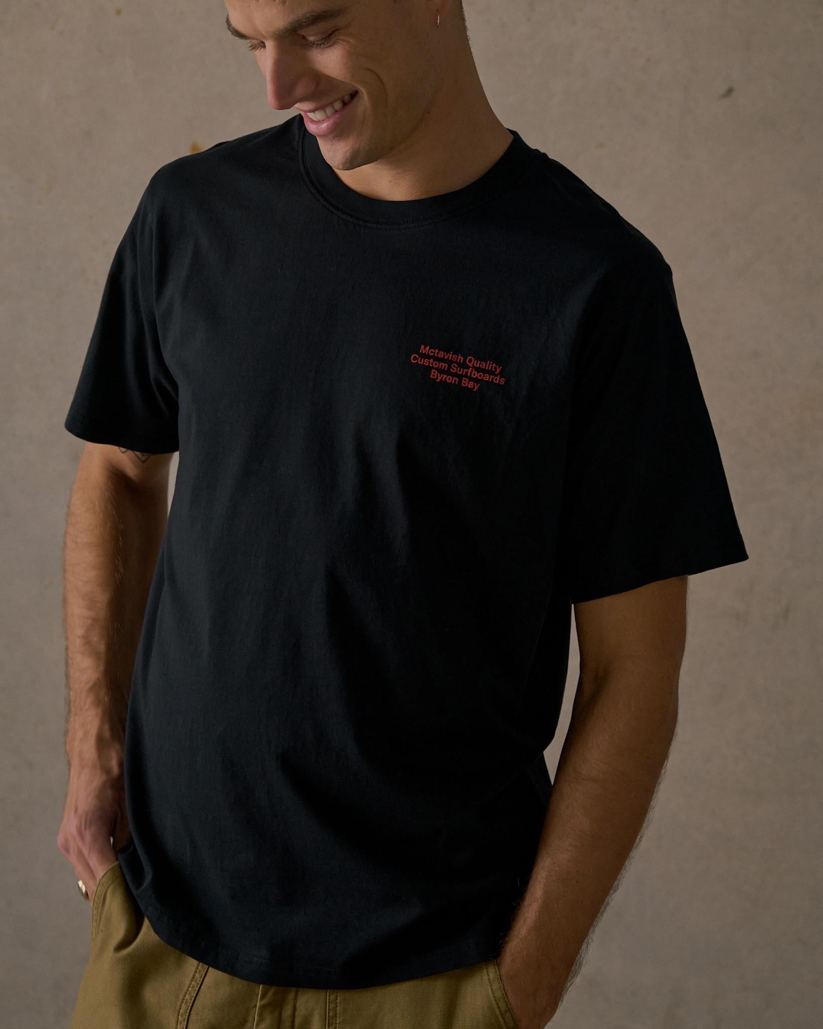 Waves Tee - Black