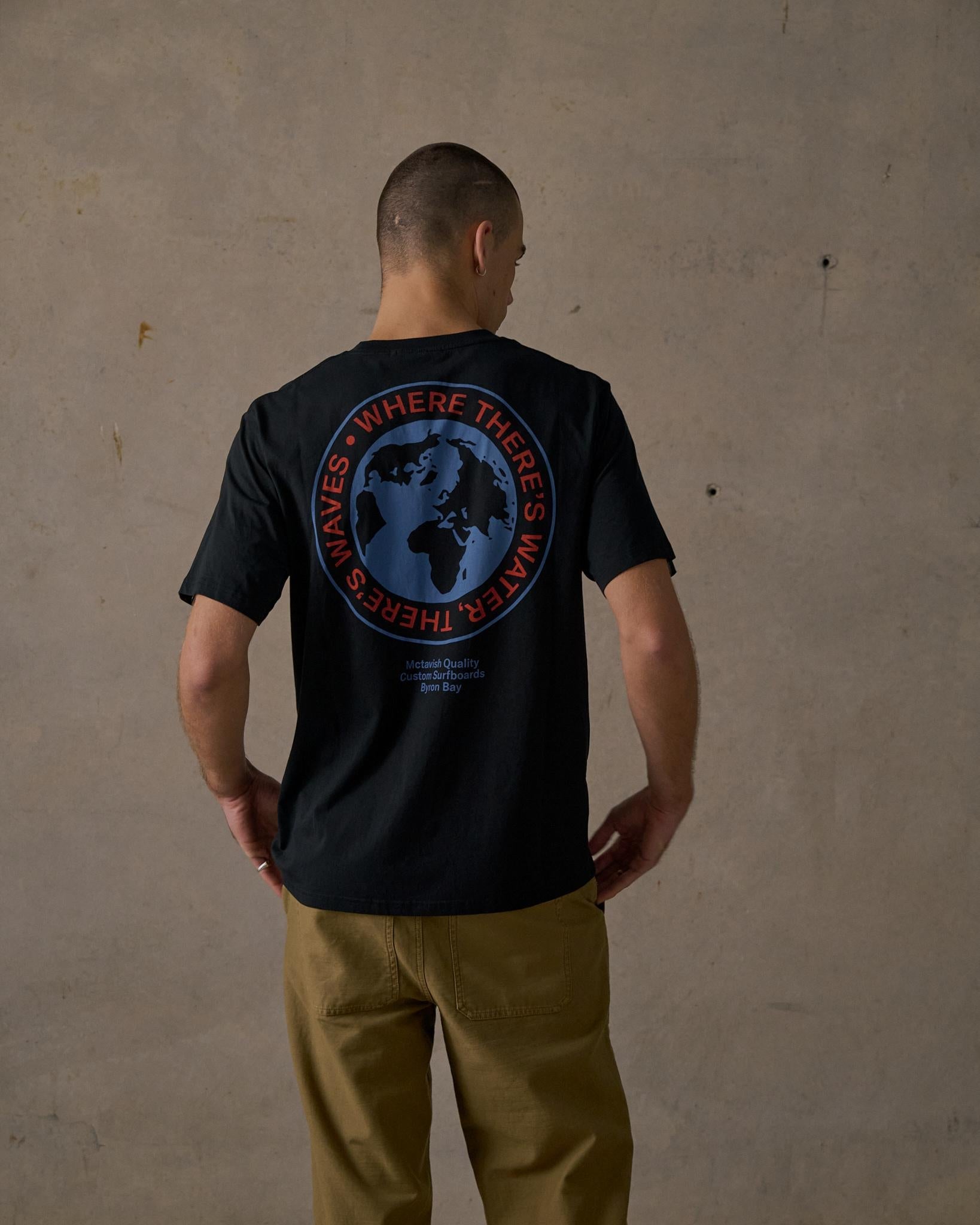 Waves Tee - Black