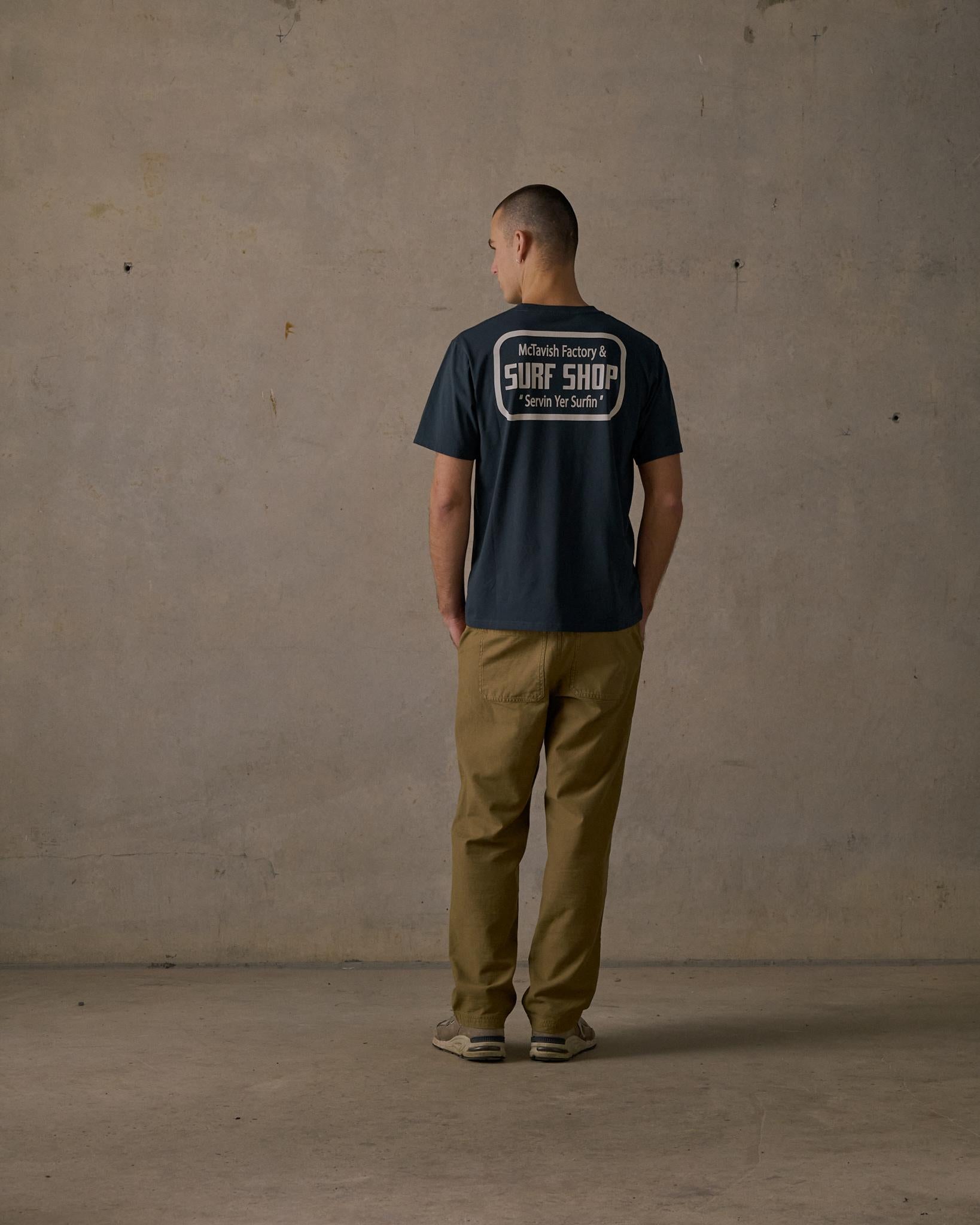 Surf Shop Tee - Dark Blue