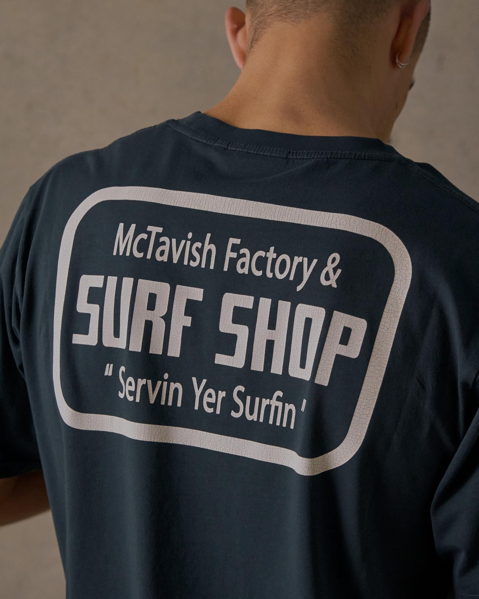 Surf Shop Tee - Dark Blue