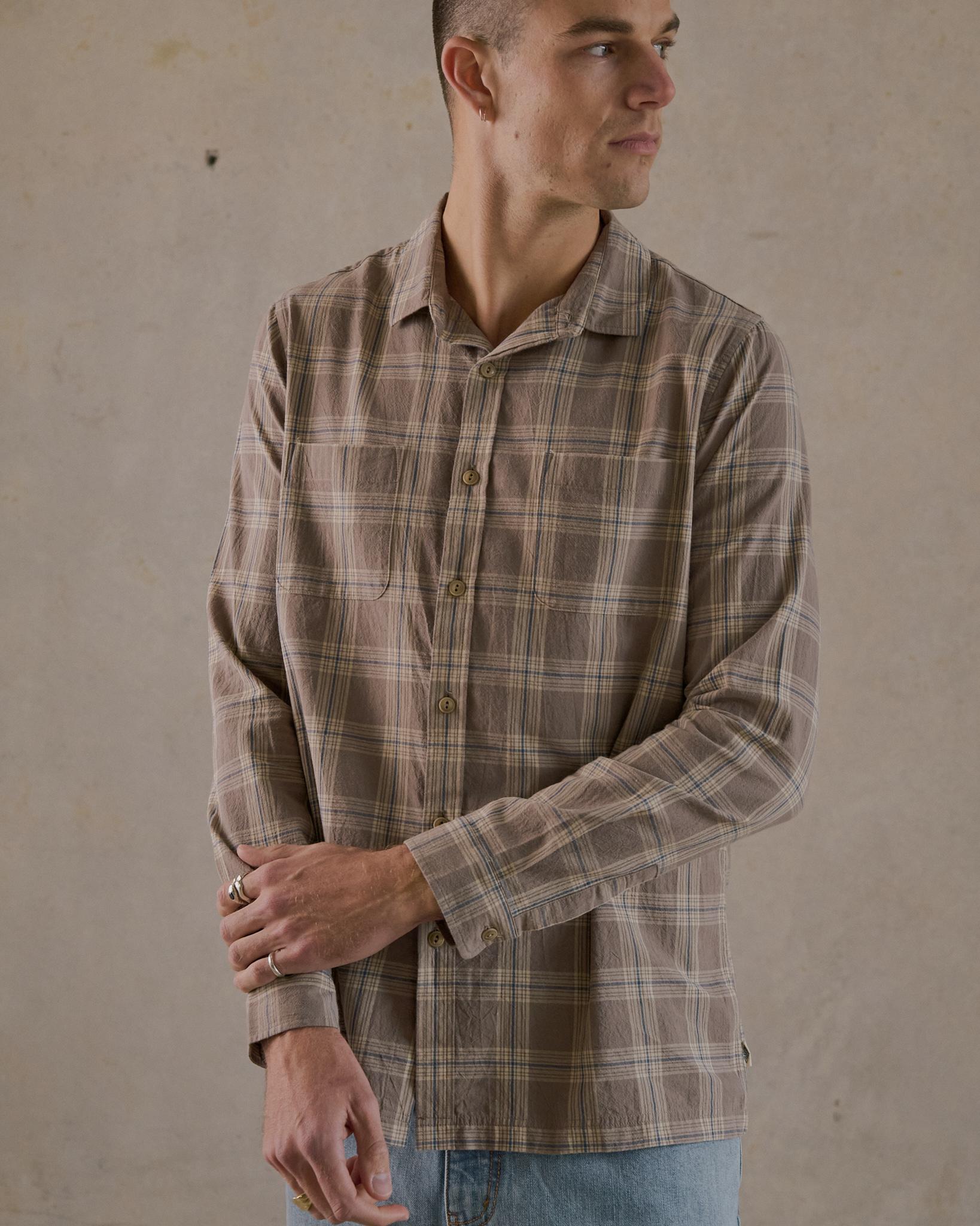 Light Check Shirt - Grey Multi