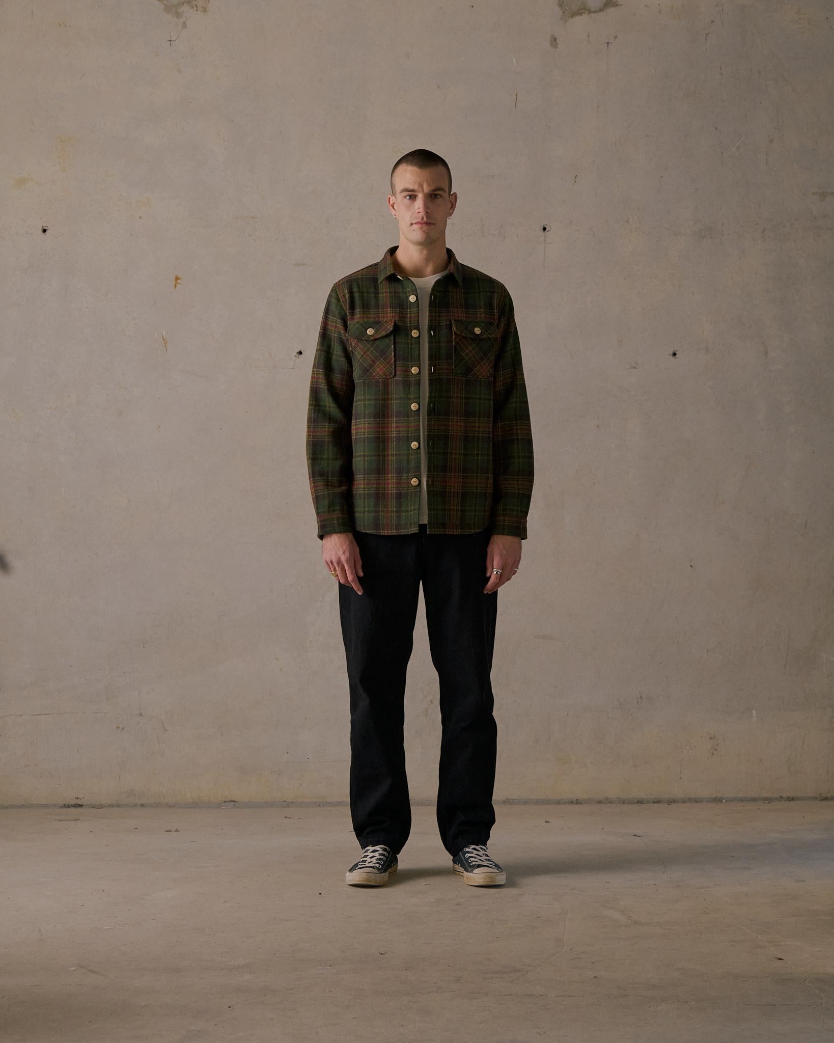 Lined Flannel Shirt - Brown Multi