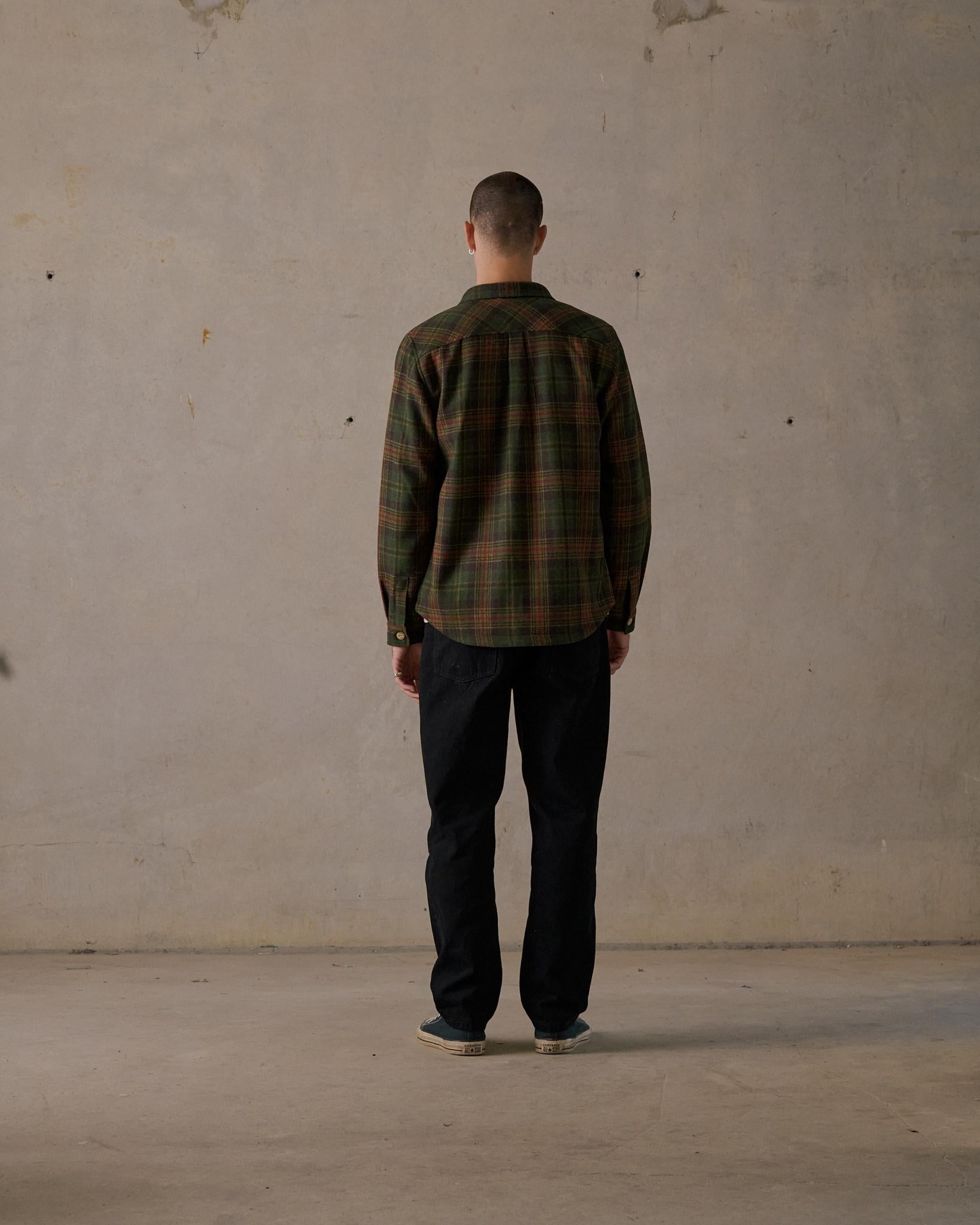 Lined Flannel Shirt - Brown Multi