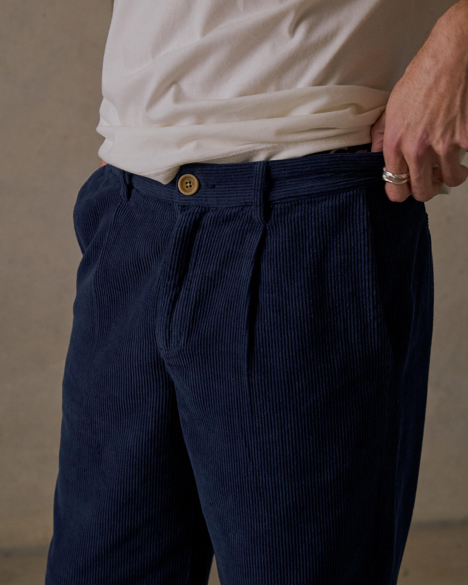 Classic Cord Pants - Blue