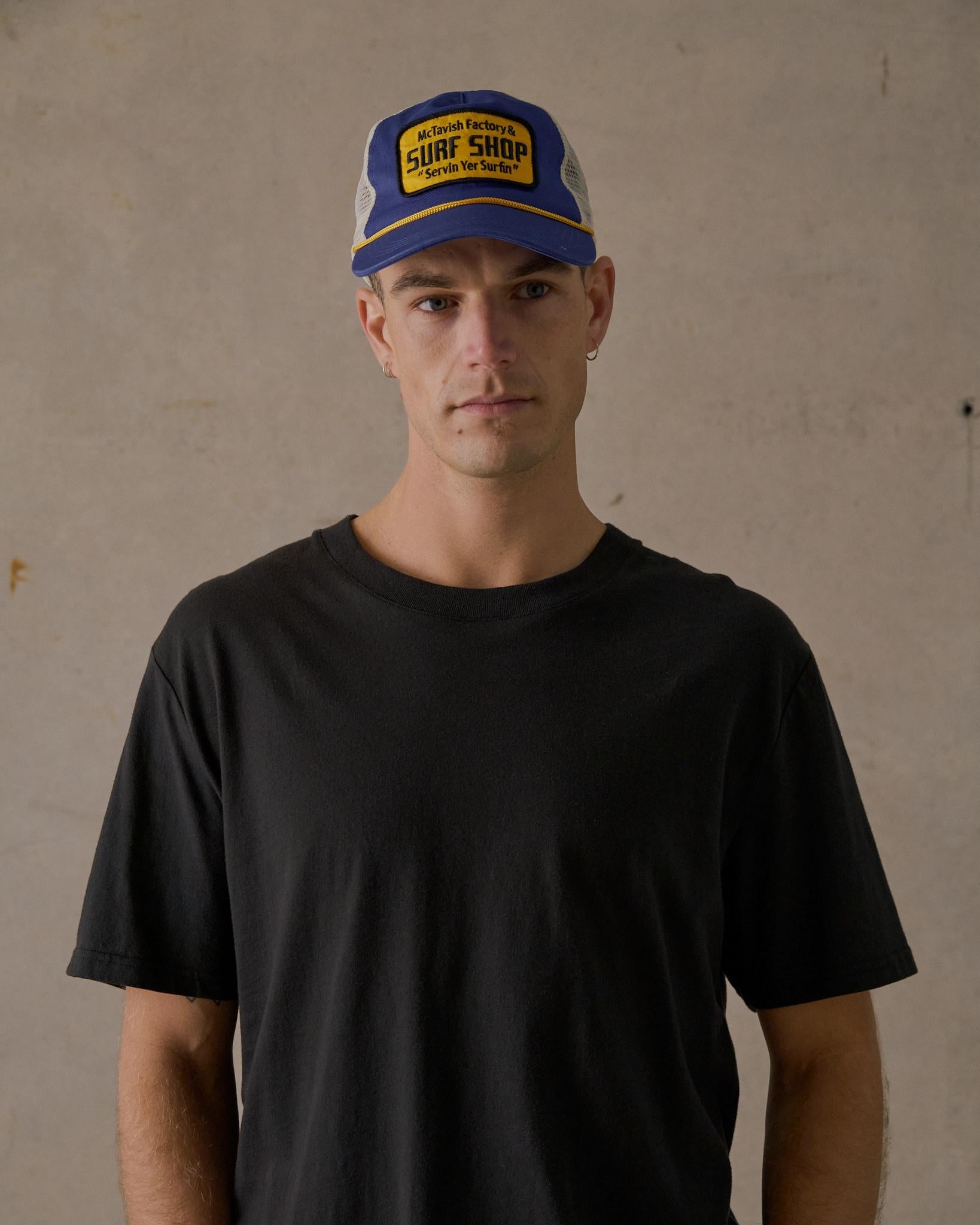 Surf Shop Trucker Cap - Dark Blue