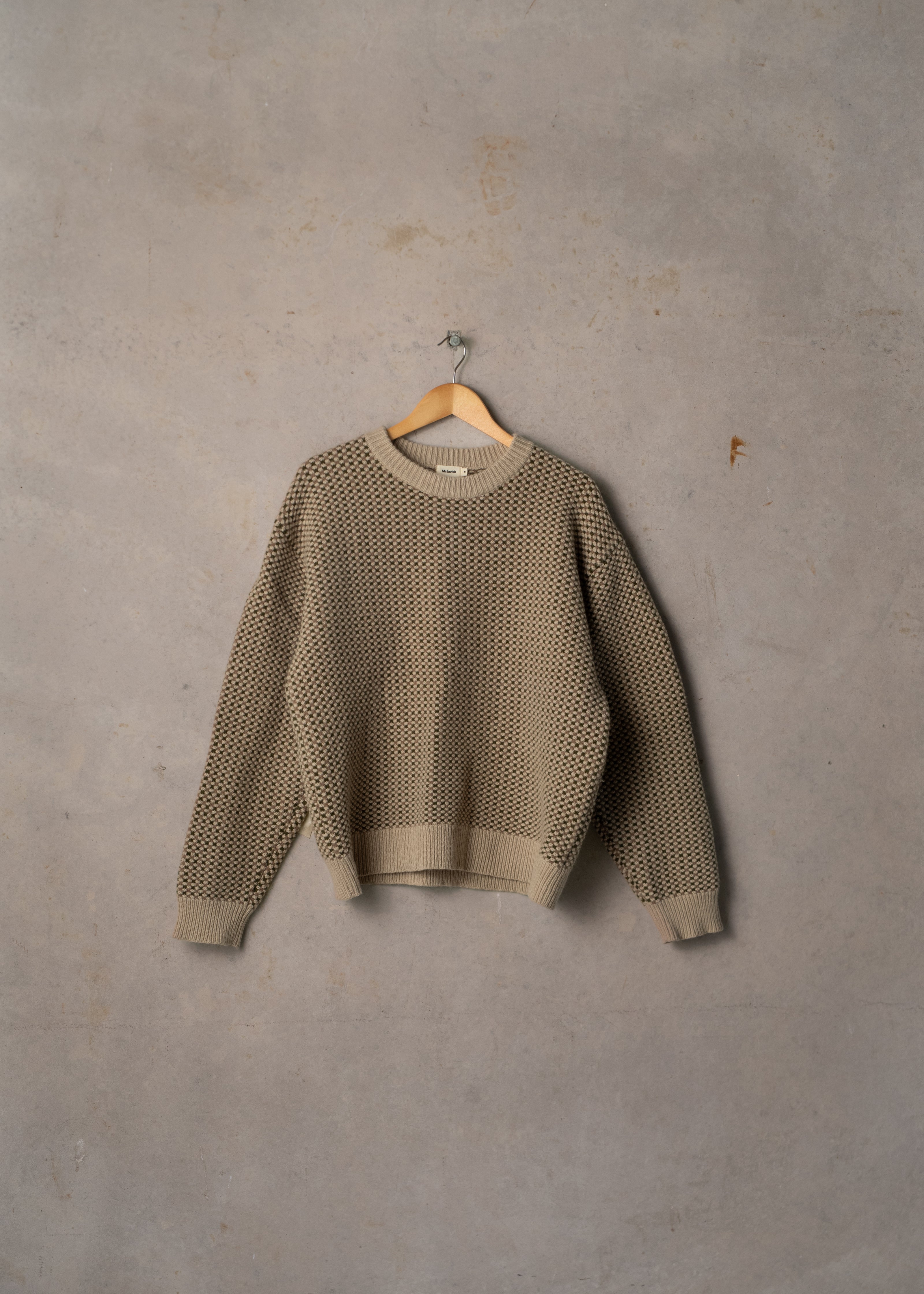 Merino Cable Knit - Brown