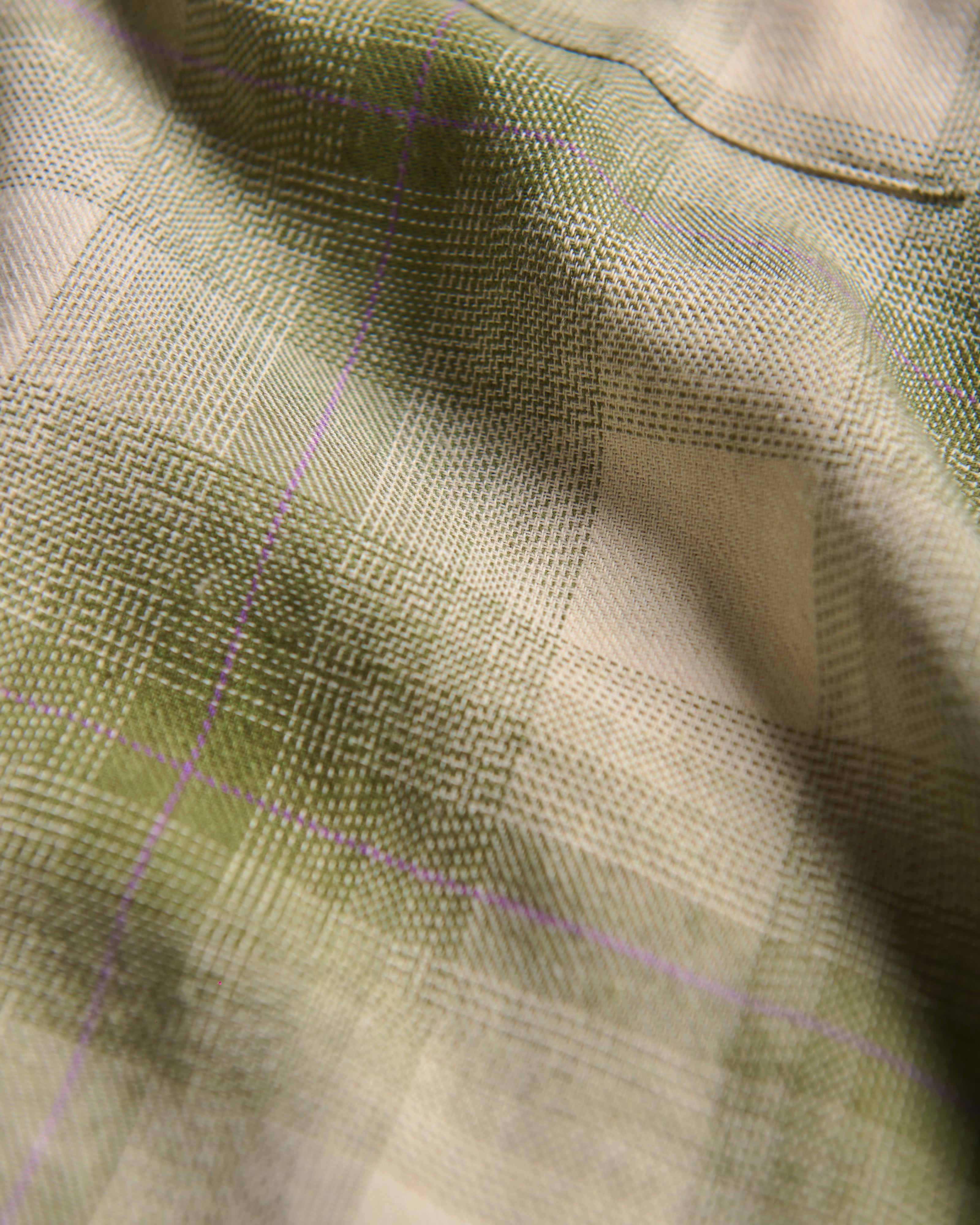 Relaxed Flannel Shirt - Green Multi