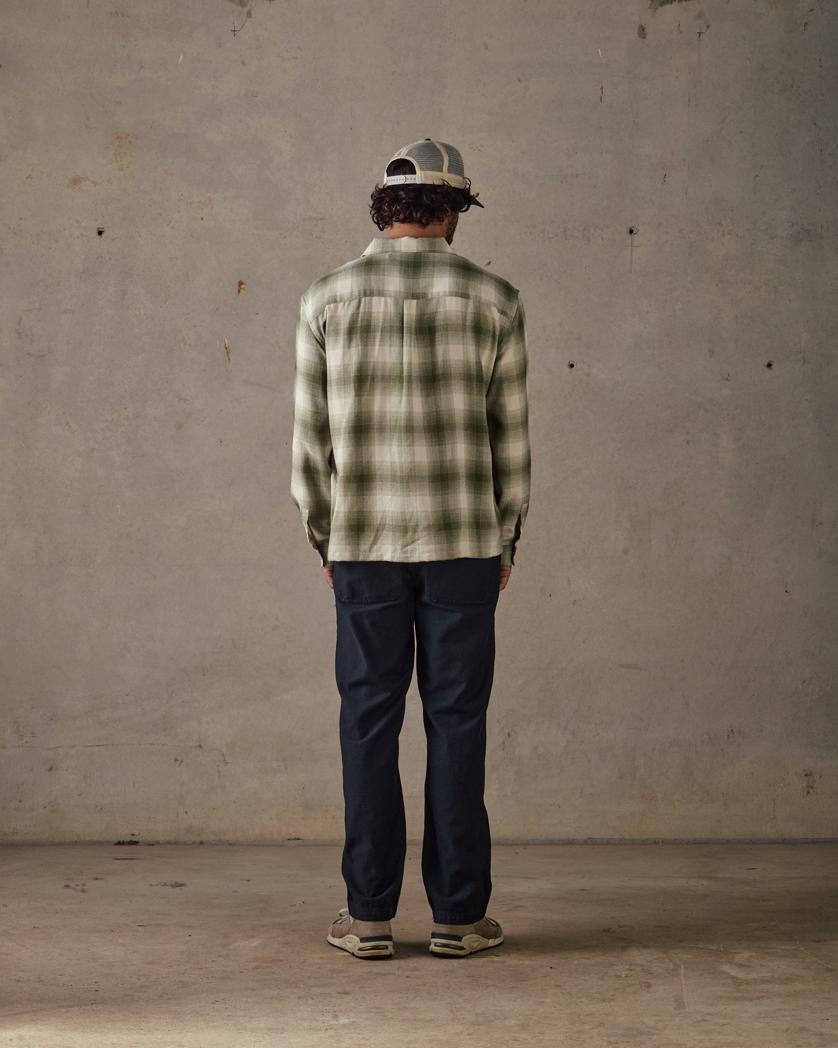 Relaxed Flannel Shirt - Green Multi